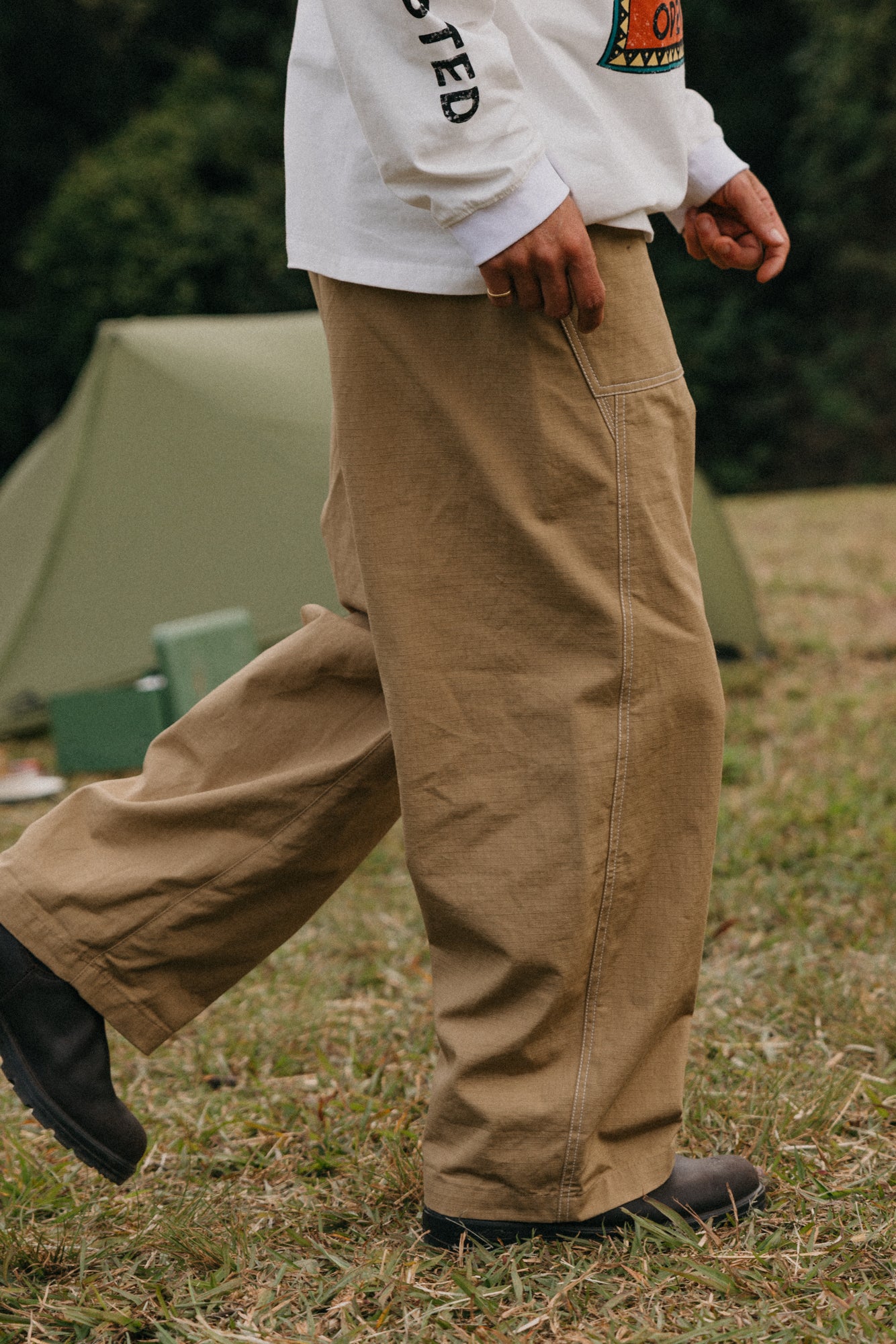Trail Mix Cotton Pants - Sand