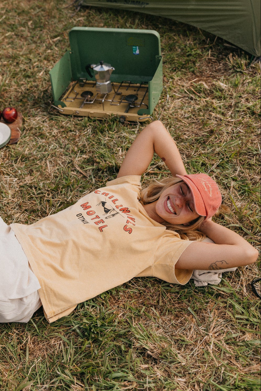 Living Cap - Washed Red