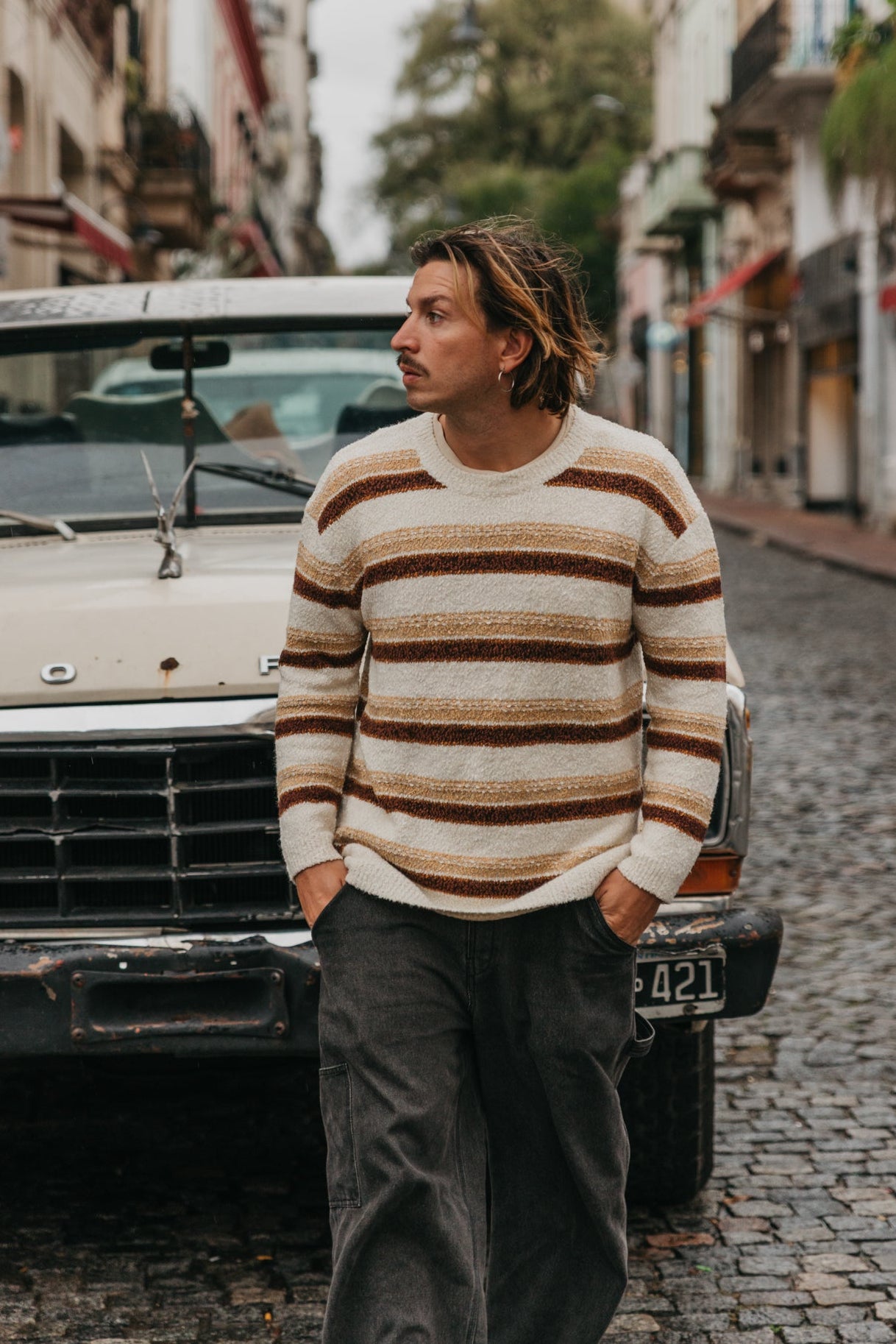Sundance Striped Knit - Cream