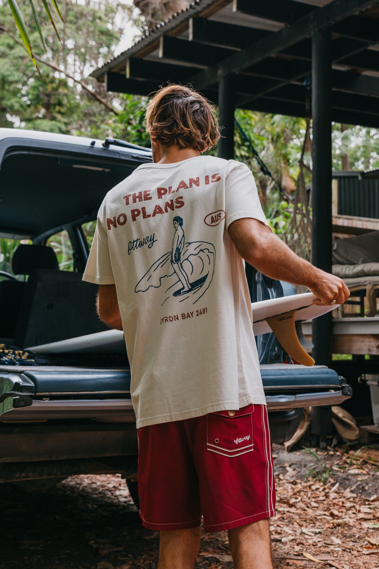 Winebreak - Burgundy Boardshorts