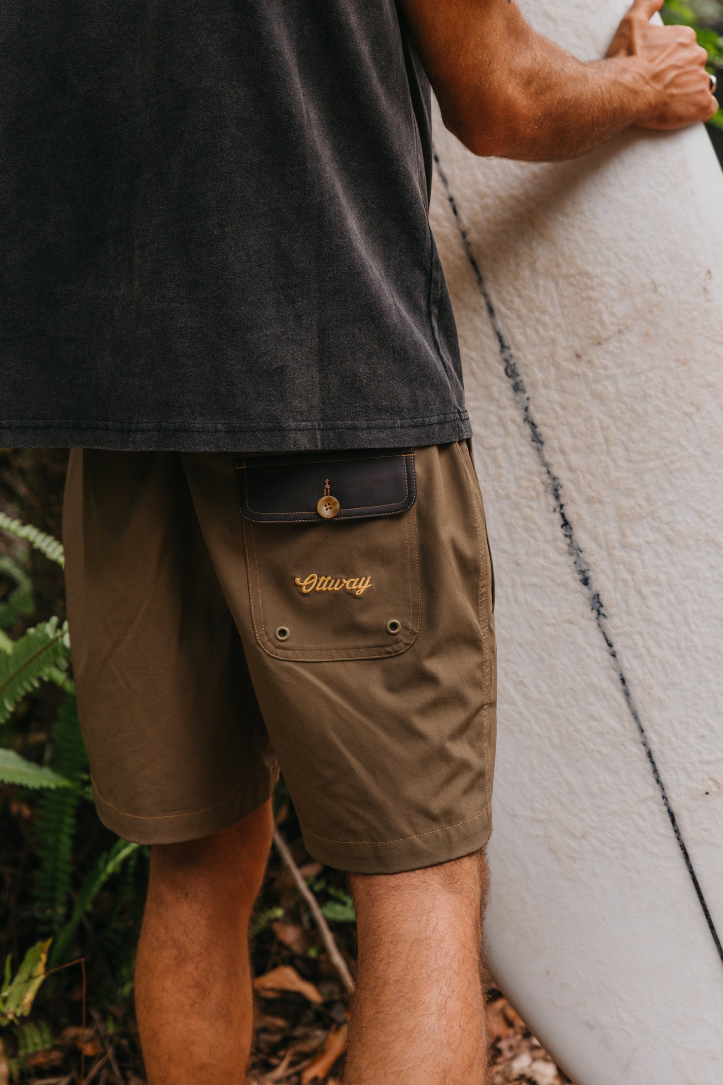 Highlife - Washed Green Boardshorts