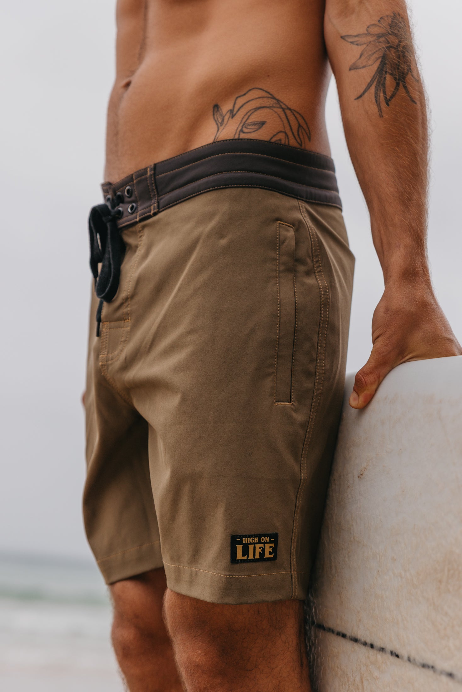Highlife - Washed Green Boardshorts