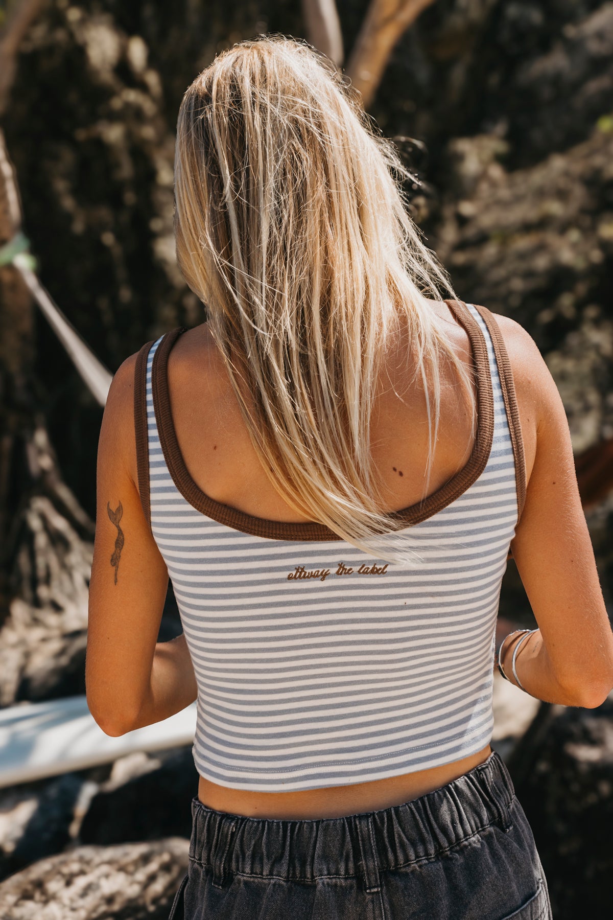 Homegrown Striped Tank - Blue