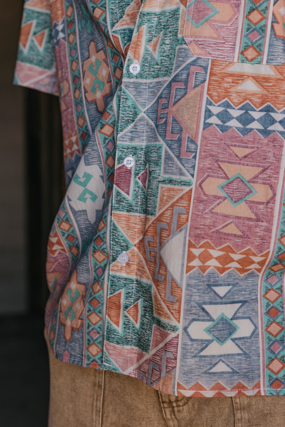 Morrison - Pattern Print Short Sleeve Shirt