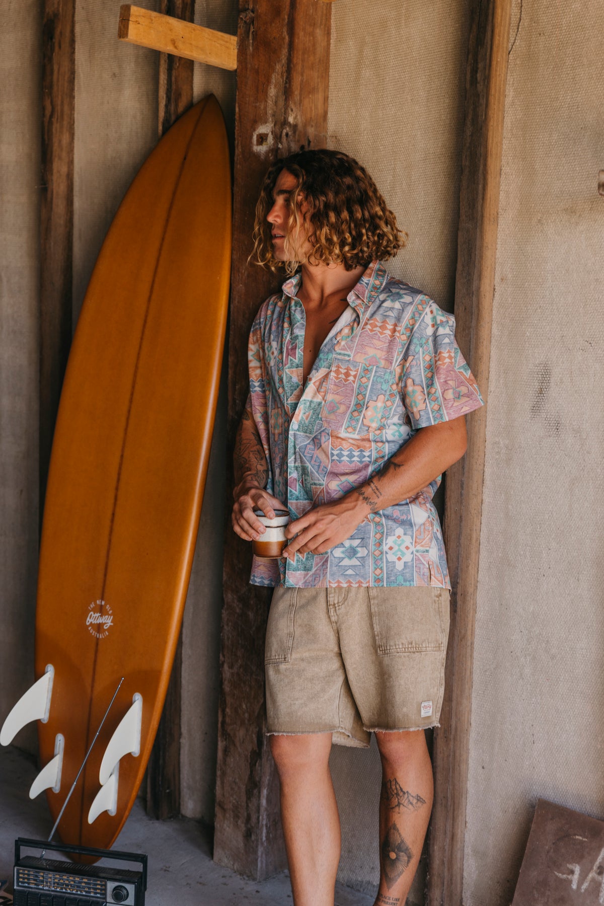 Morrison - Pattern Print Short Sleeve Shirt