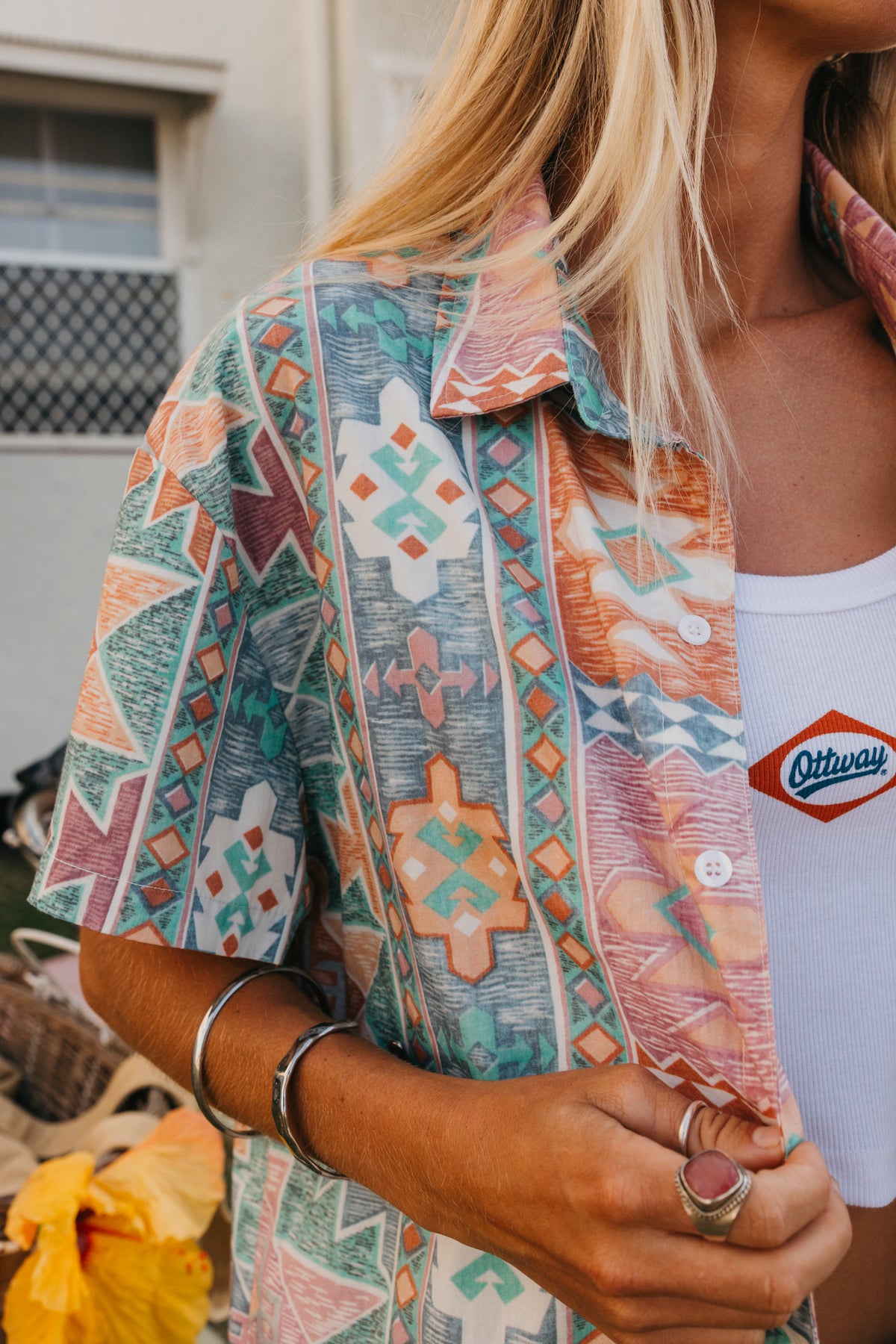 Morrison - Pattern Print Short Sleeve Unisex Shirt