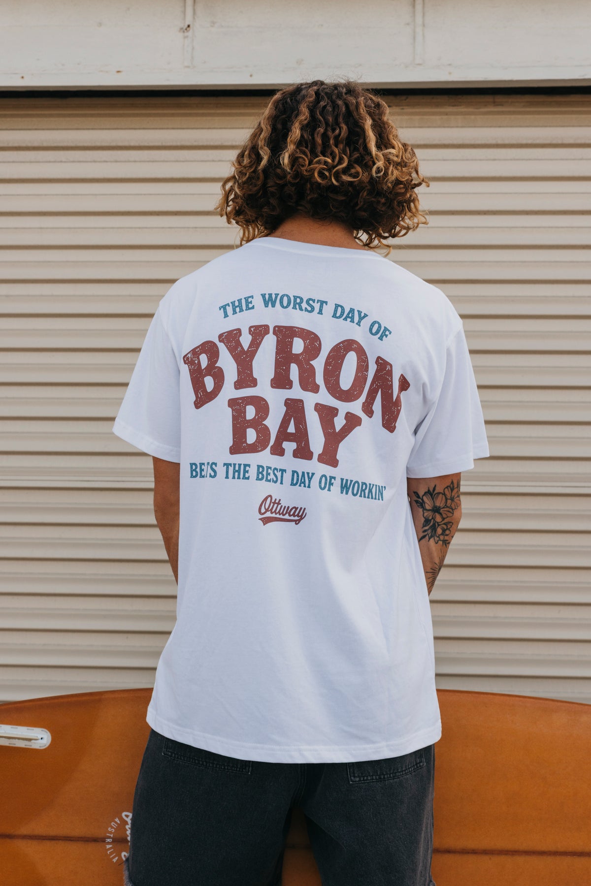 No Bad Days Byron Bay T-Shirt - White