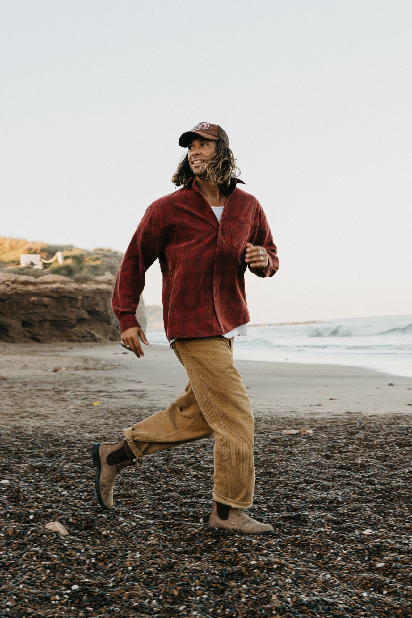 Stanley Plaid Shirt - Burgundy