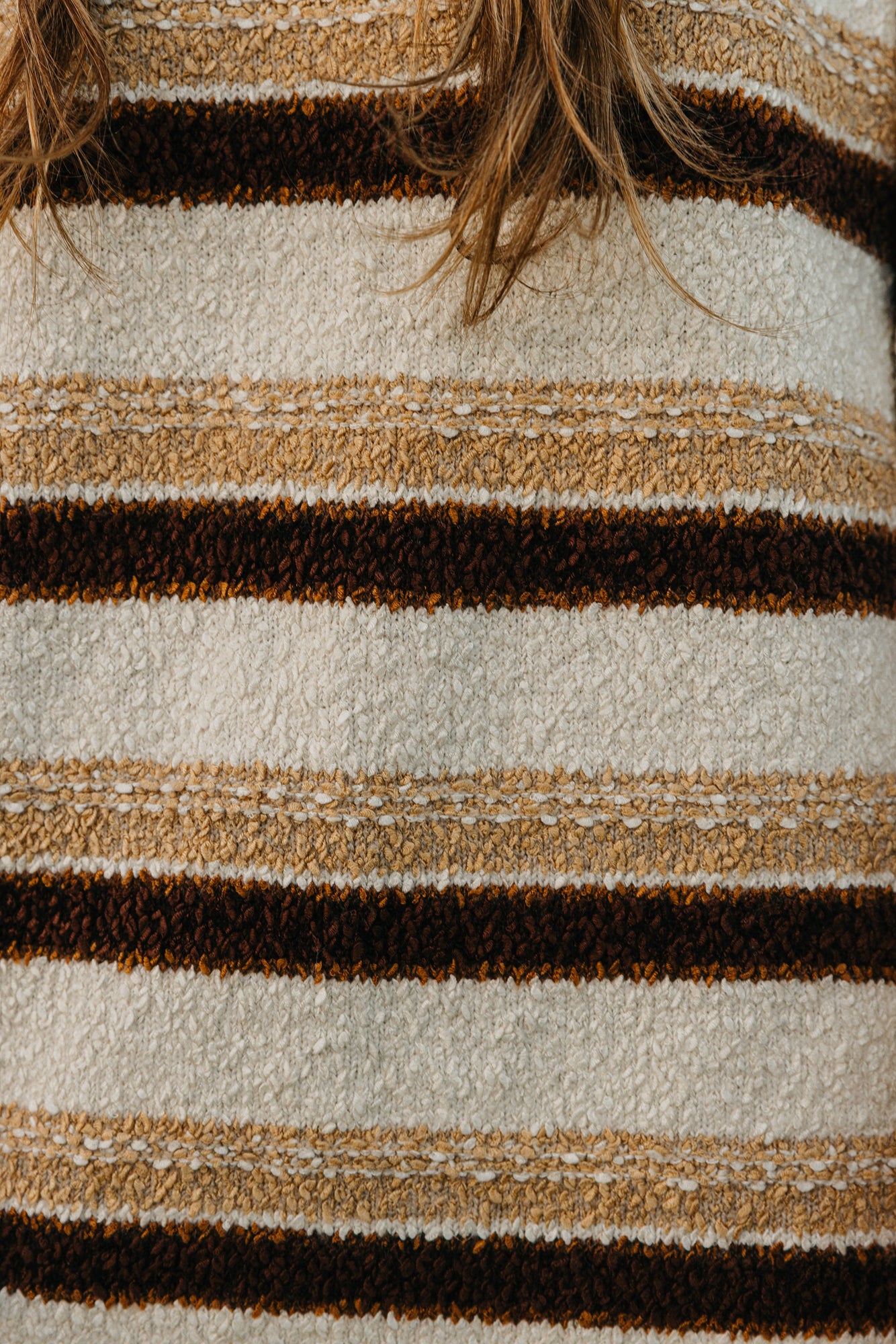 Sundance Striped Knit Unisex - Cream
