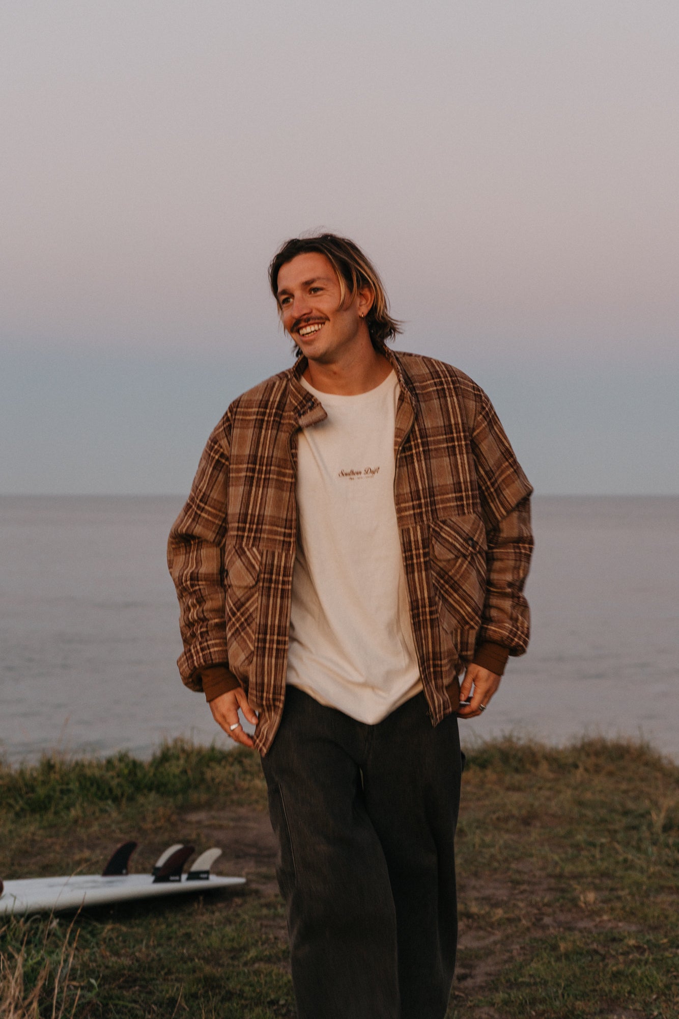 Highland Sherpa Plaid Jacket