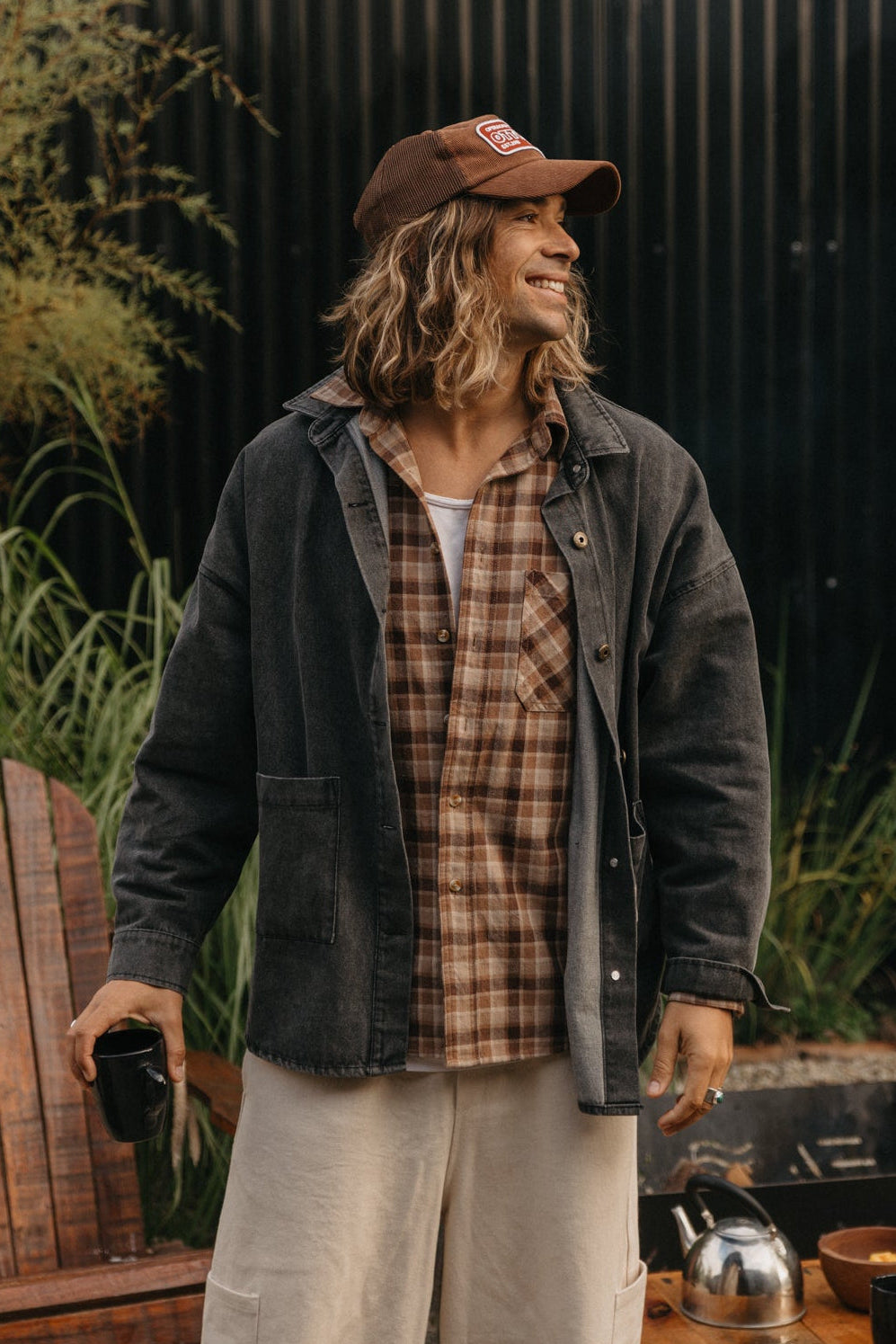 Carter Light Denim Jacket - Washed Black