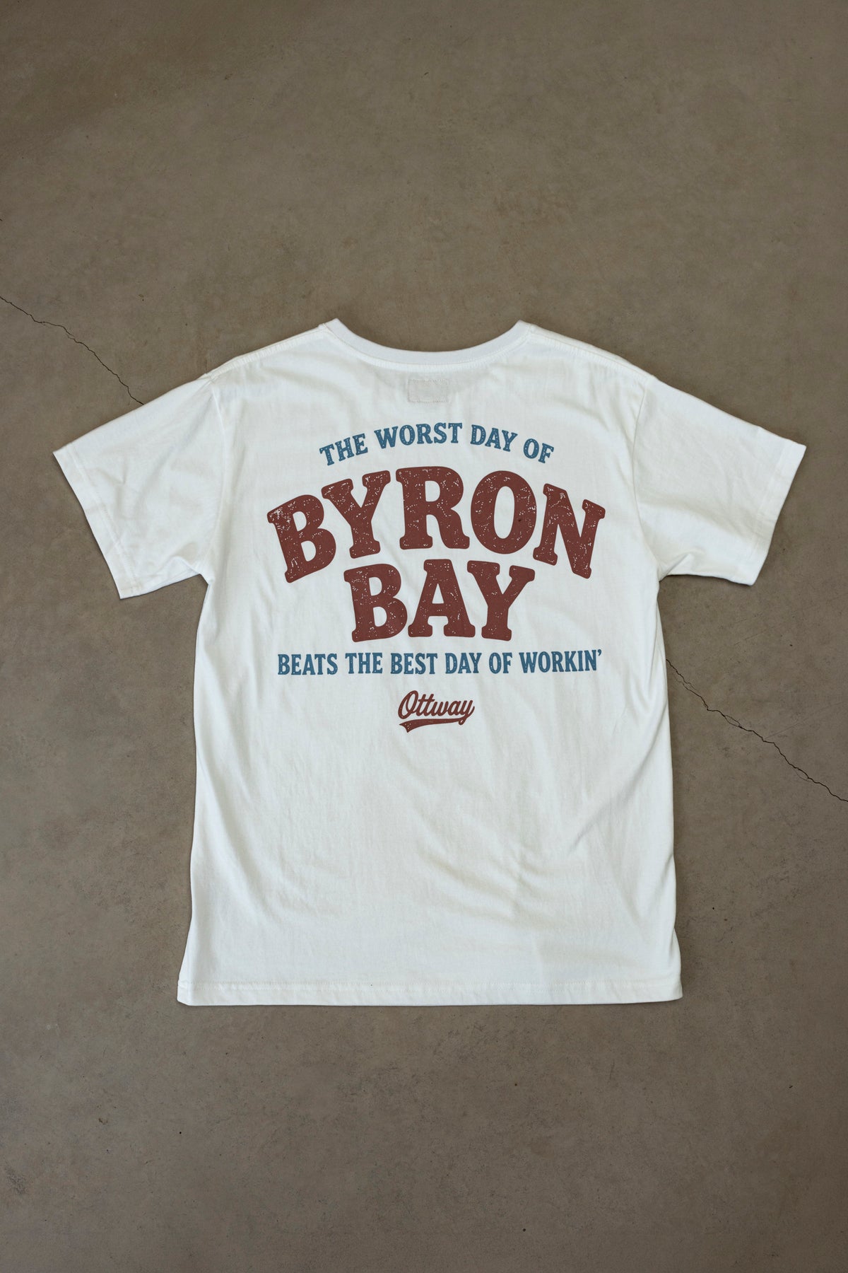 No Bad Days Byron Bay T-Shirt - White