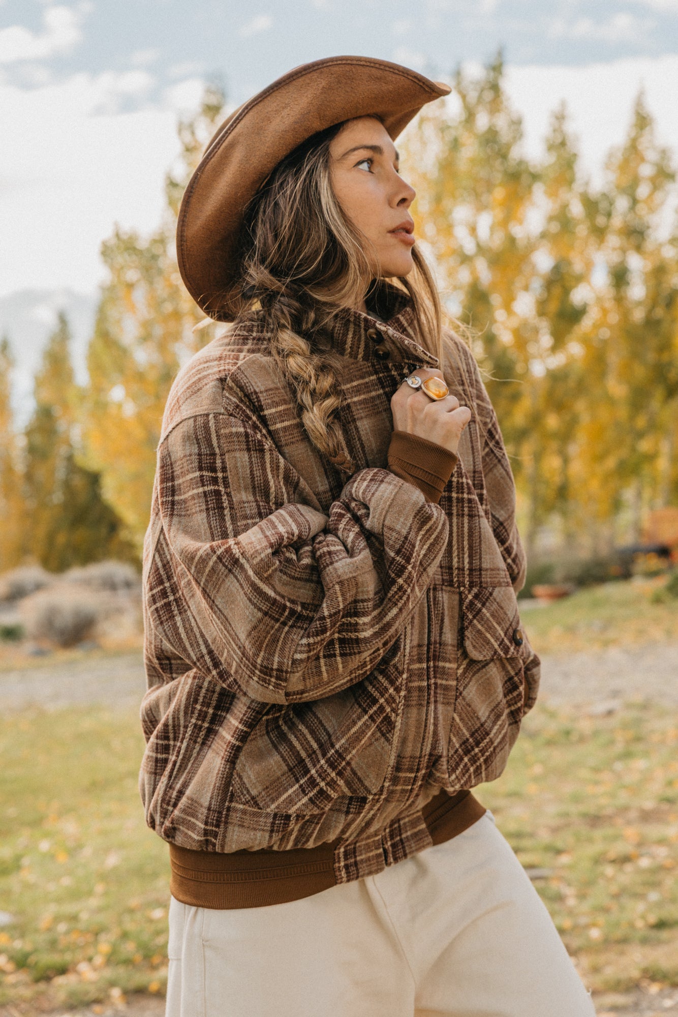 Highland Sherpa Plaid Unisex Jacket