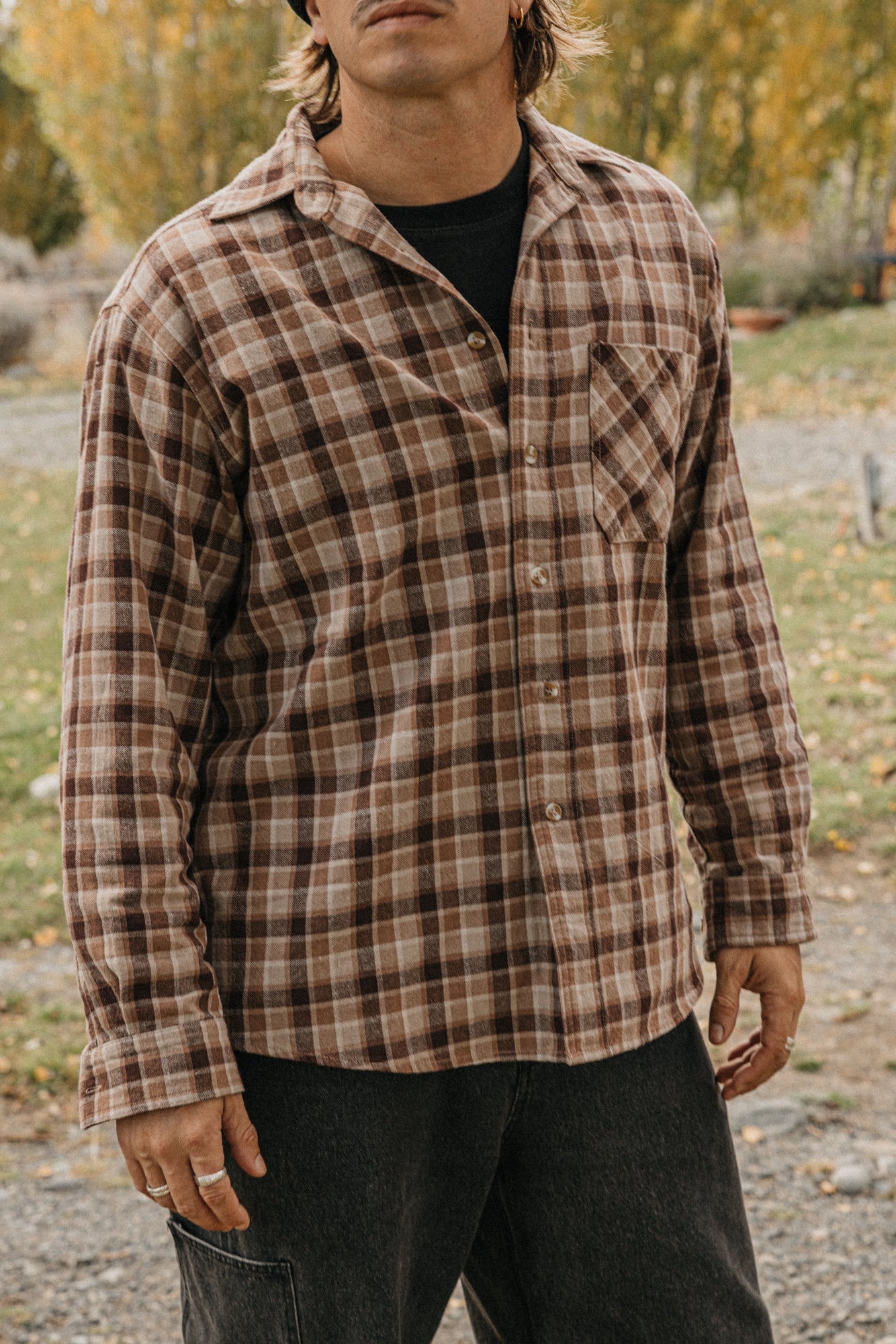 Cooper Plaid Shirt - Brown
