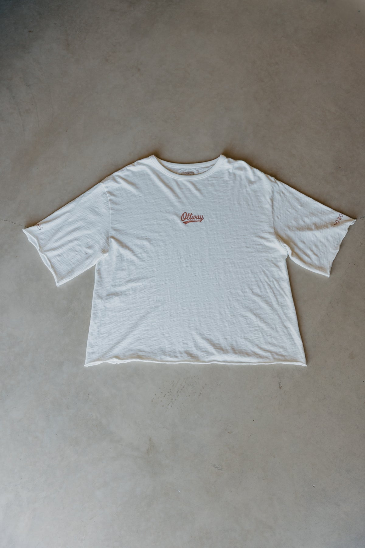 No Worries Oversized T-Shirt - White