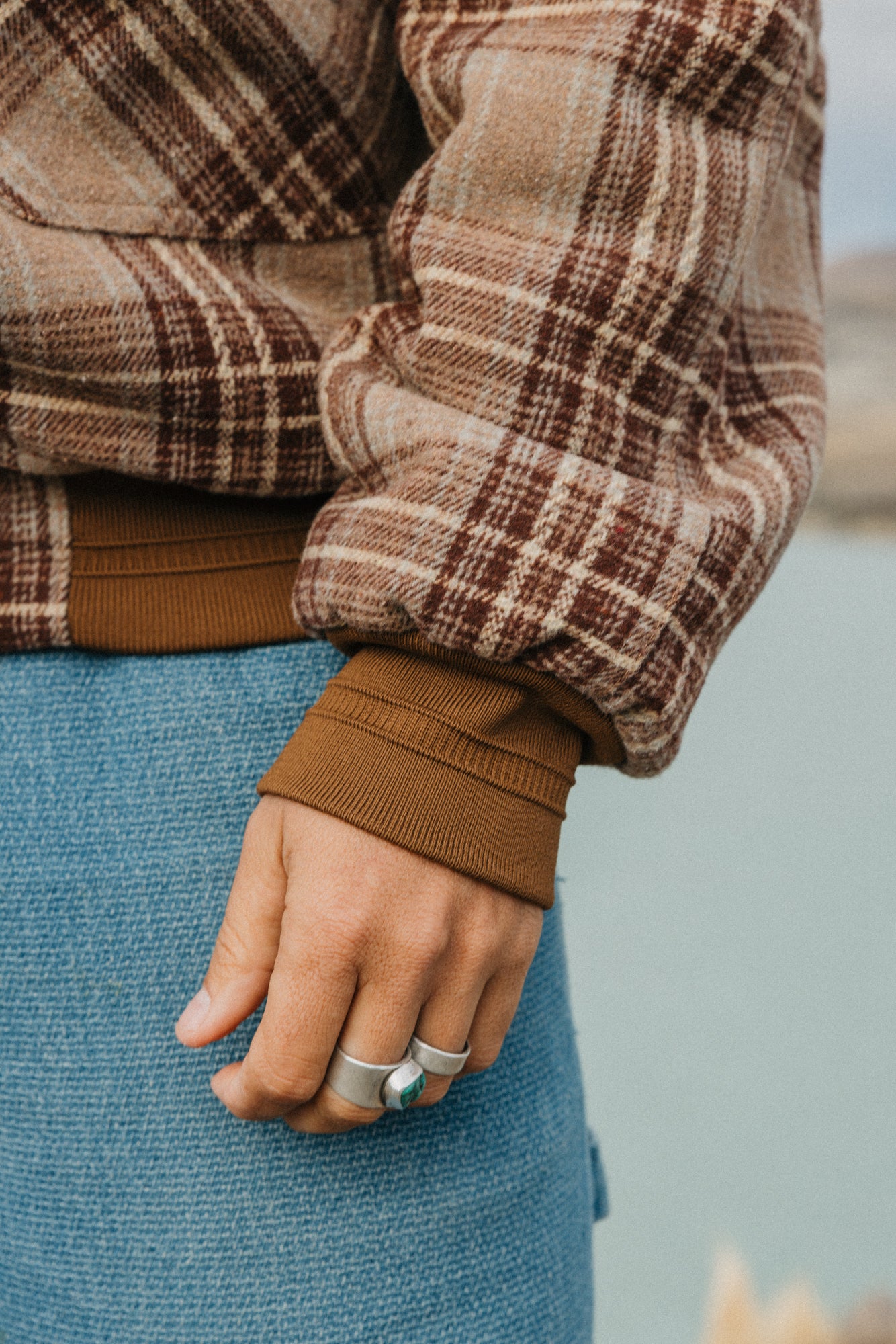 Highland Sherpa Plaid Jacket