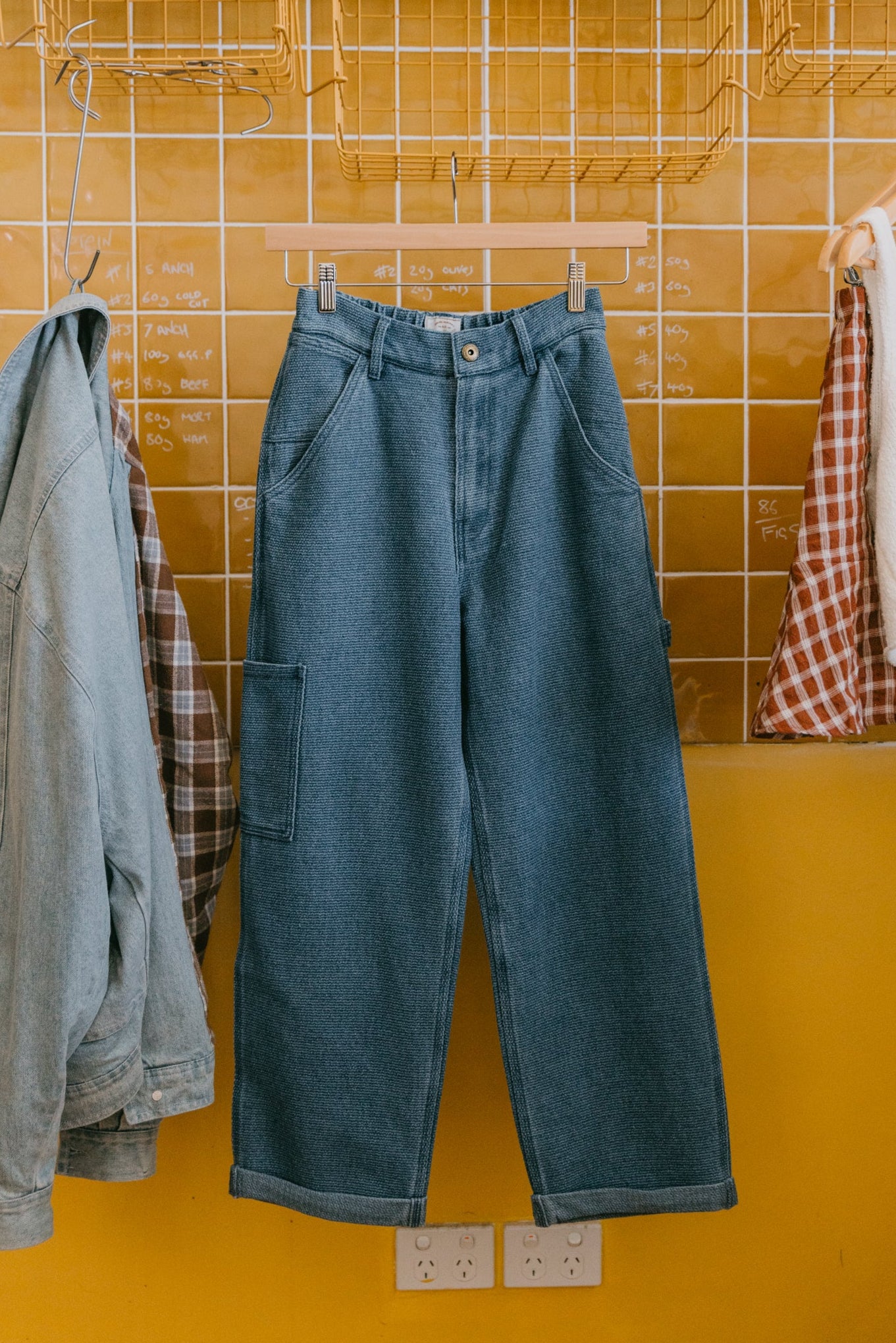 OTTWAY's® Textured Baggy Unisex Jeans