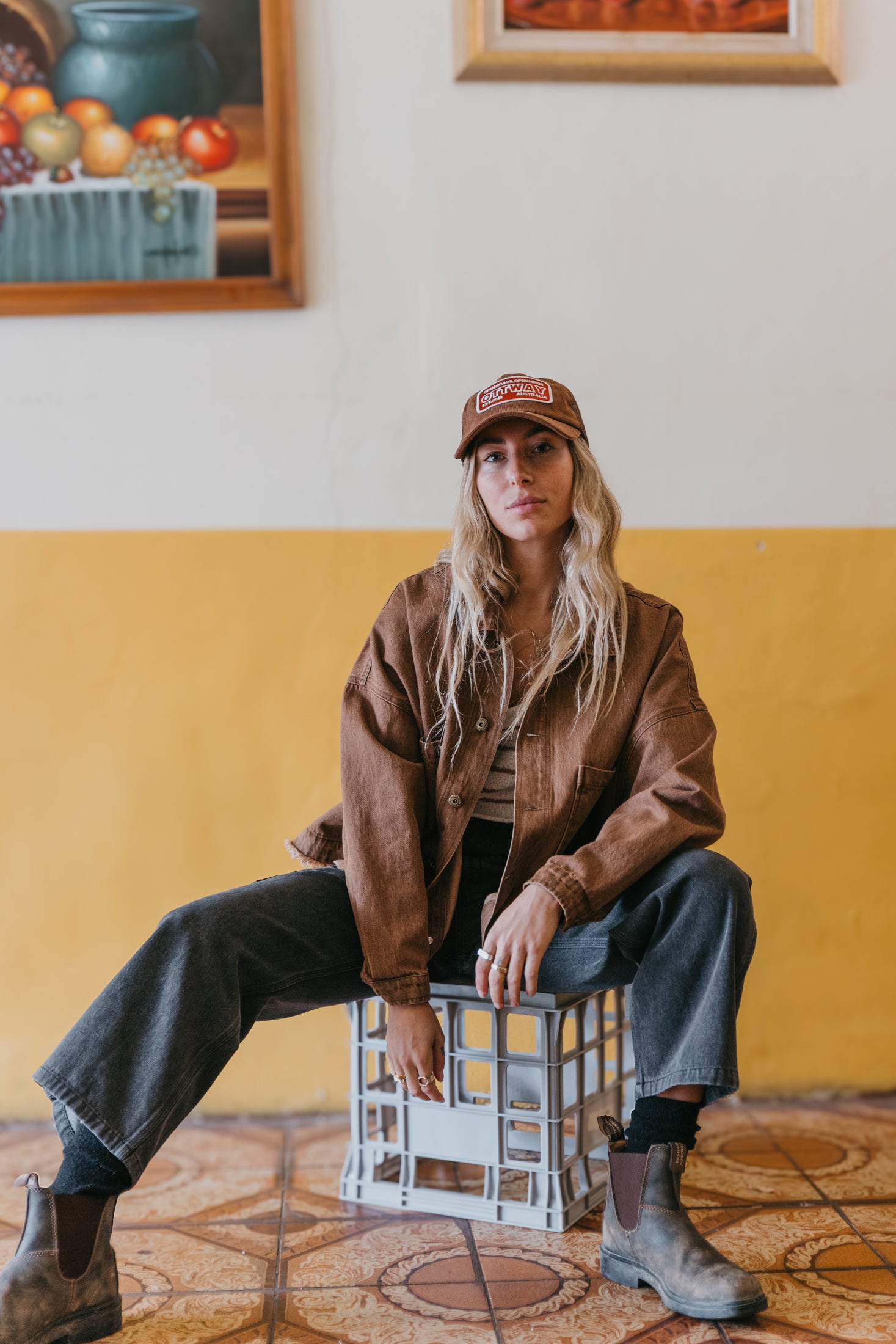 The Outpost Trucker Cap - Dark Brown
