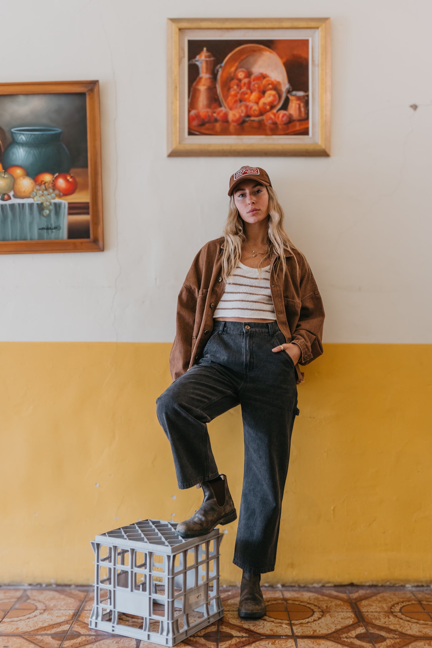 JMM Series - Black Washed Unisex Baggy Jeans