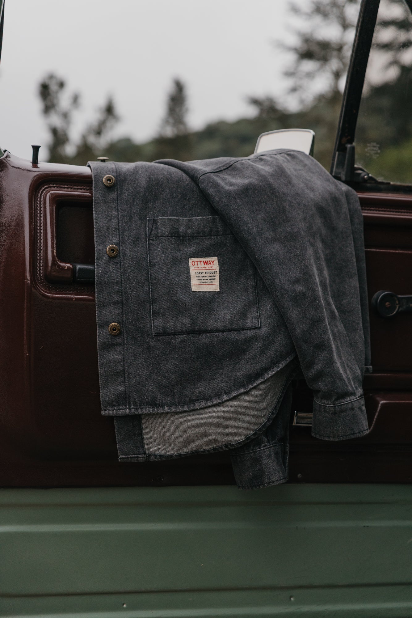 Carter Light Denim Jacket - Washed Black