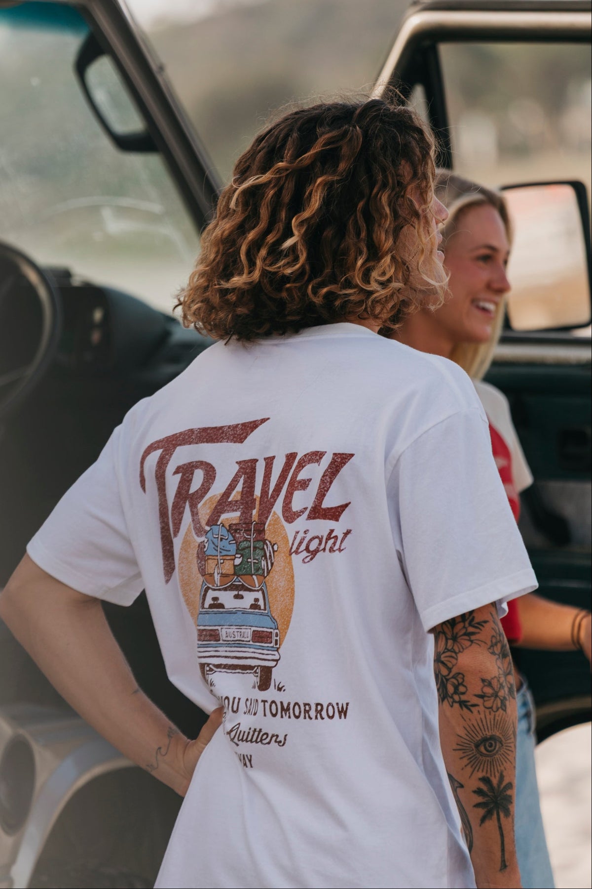 Travel Light T-shirt - White