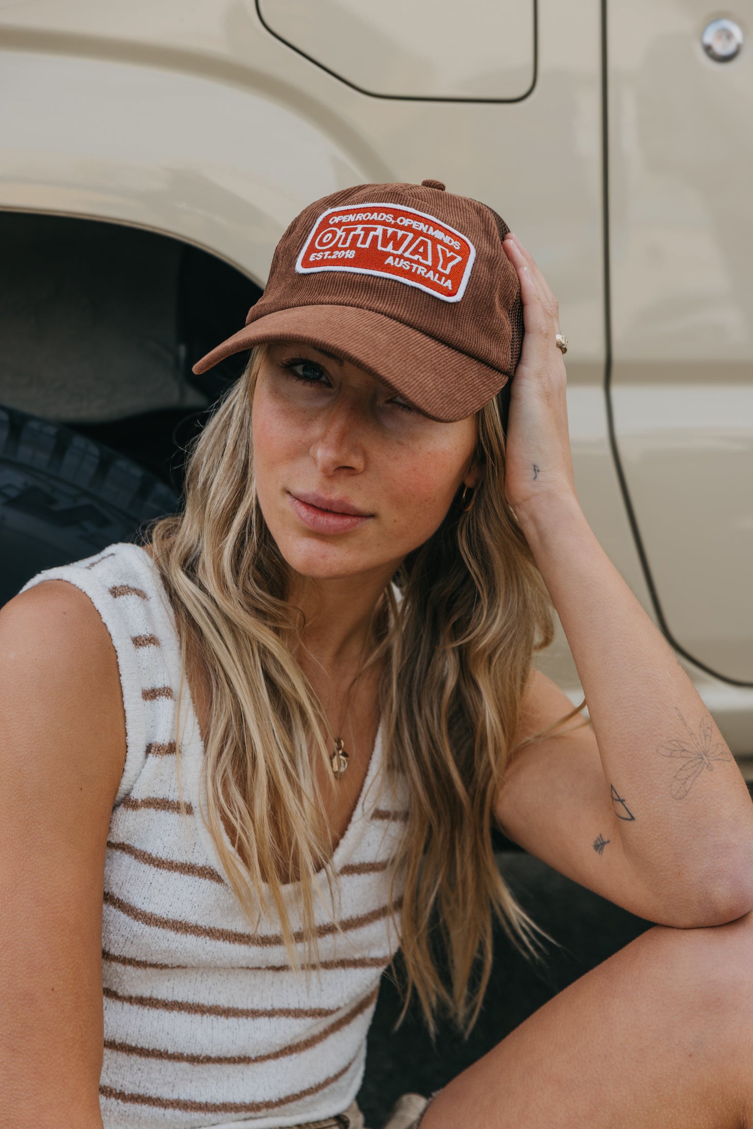 The Outpost Trucker Cap - Dark Brown