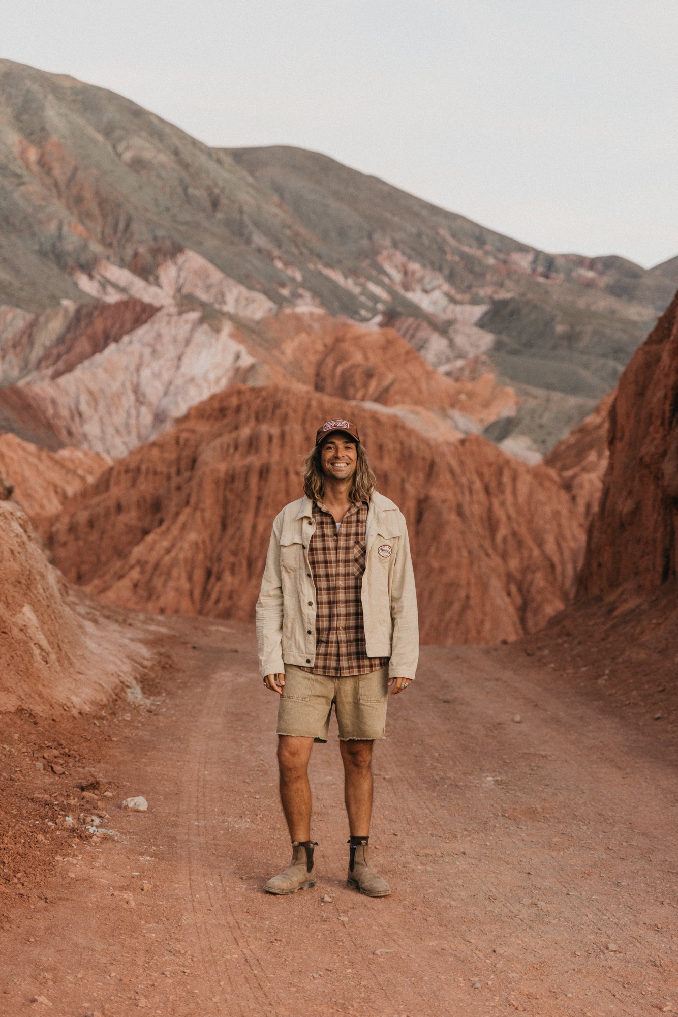 Overland Shorts - Washed Brown Denim