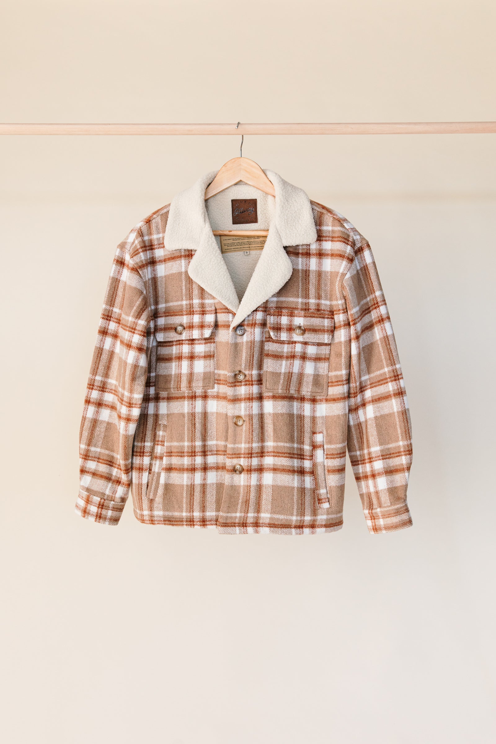 Parker - Women Brown Flannel Jacket