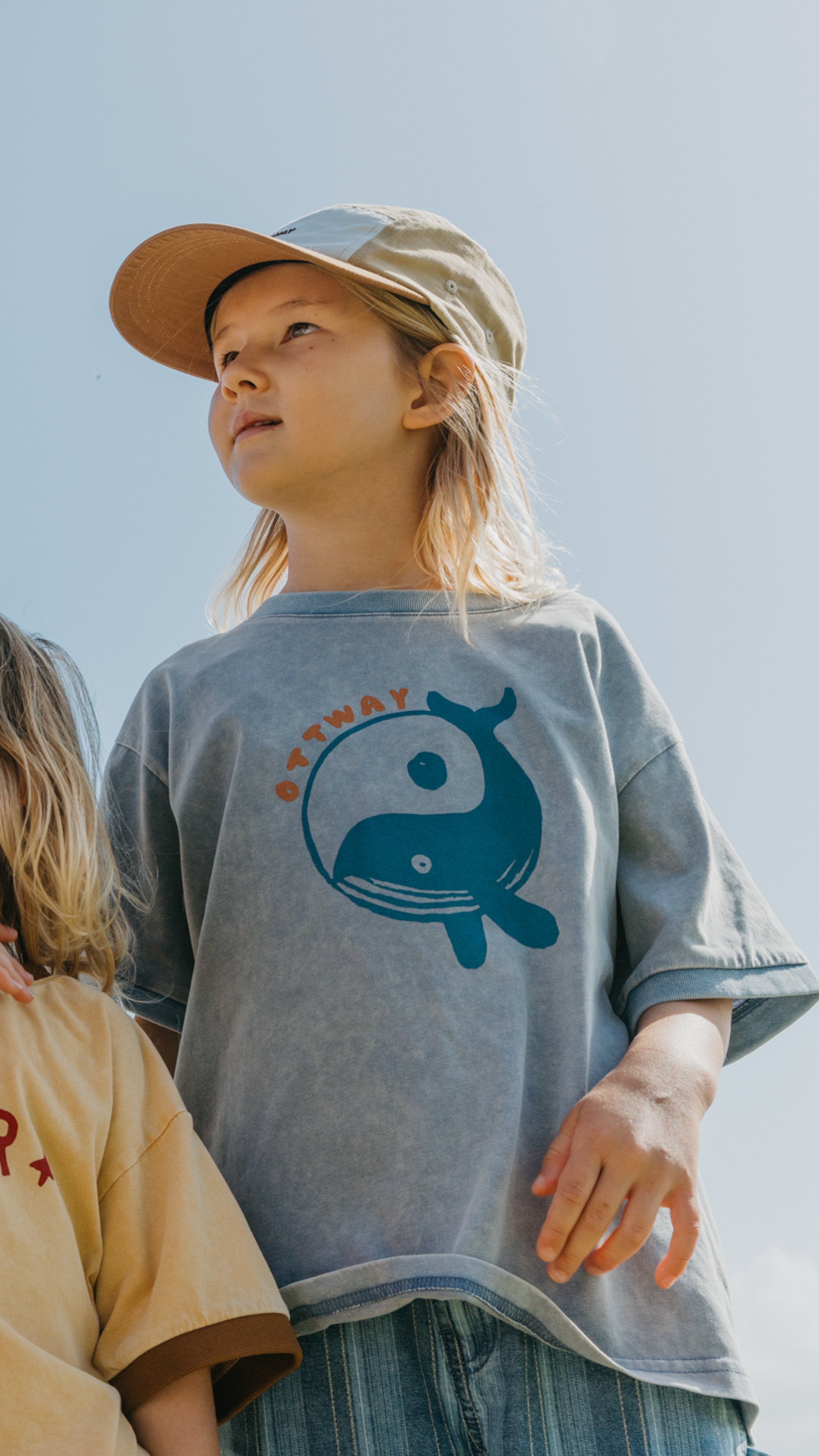 Ocean Pals Washed Blue T-Shirt - Kids
