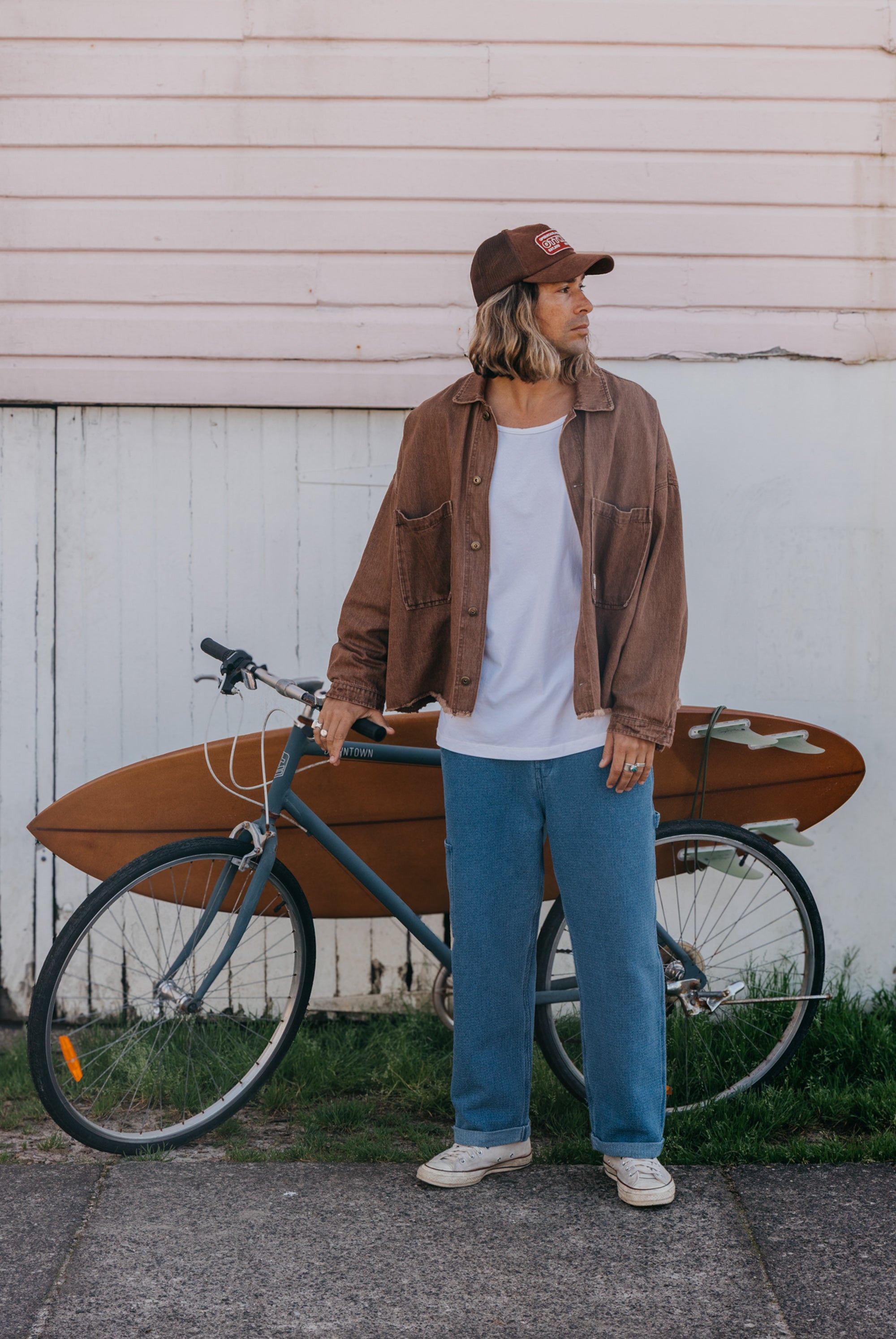 OTTWAY's® Textured Baggy Jeans