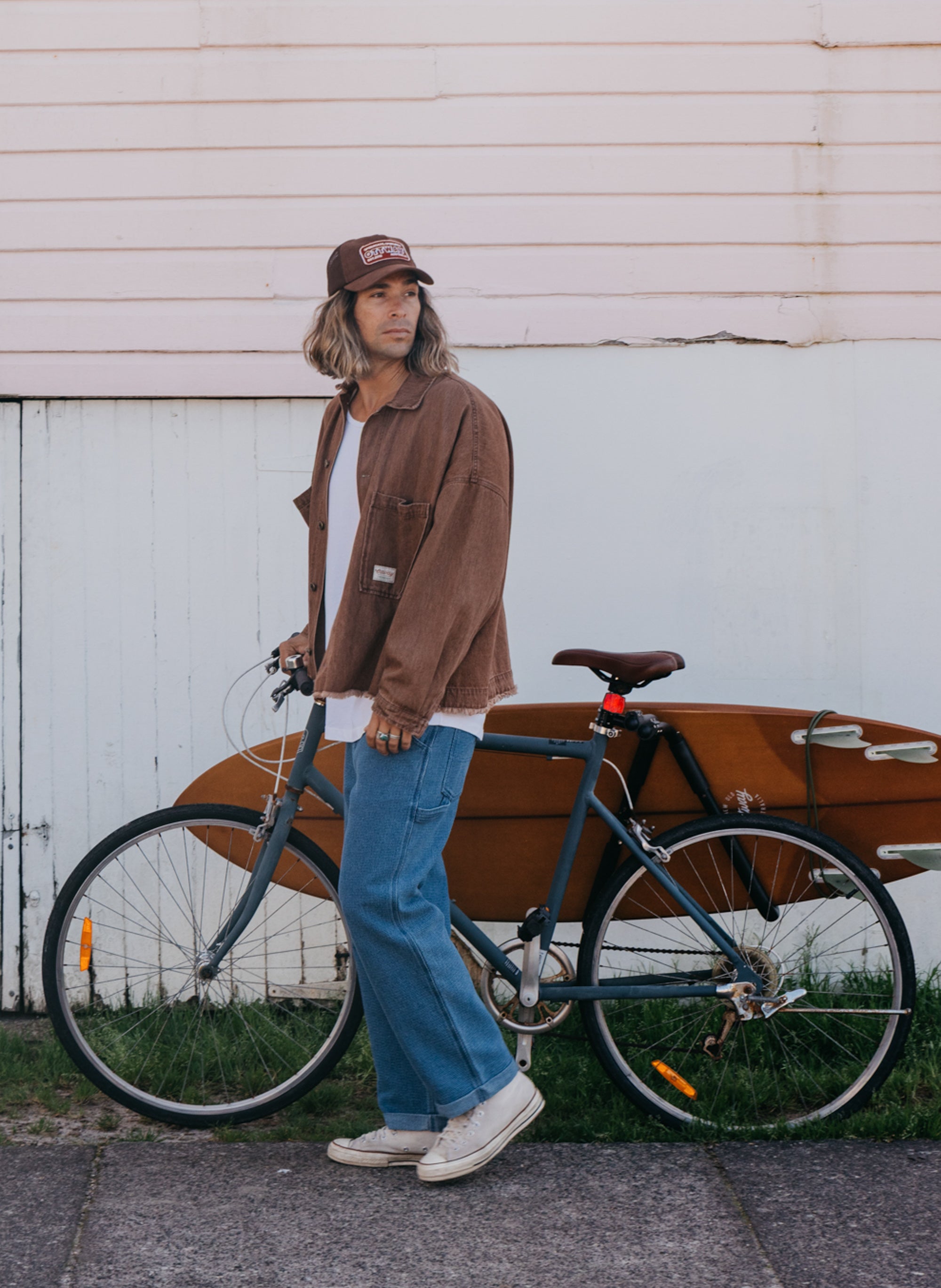 OTTWAY's® Textured Baggy Jeans