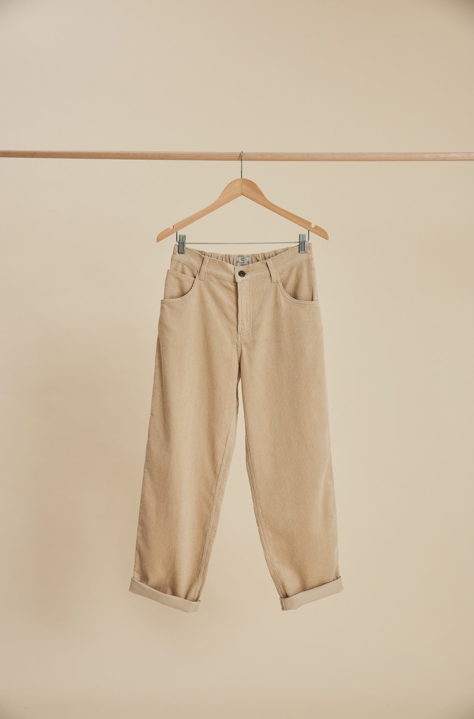 Dayton - Unisex Cream Cord Pants