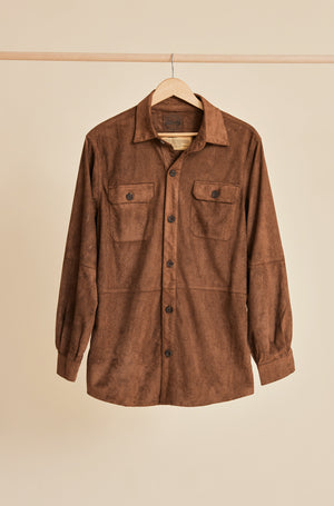 New Federal - Suede Long Sleeve Shirt/Jacket