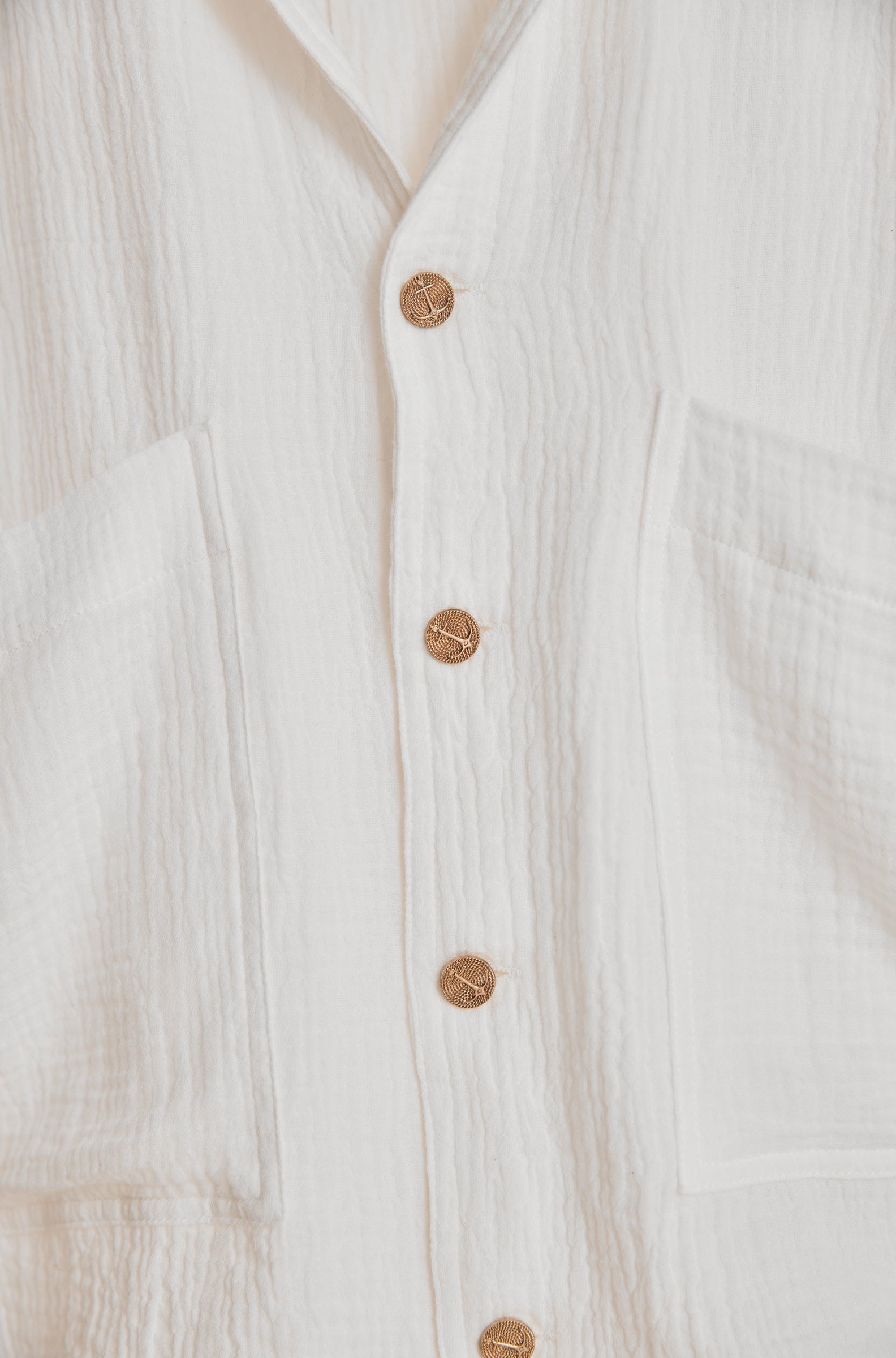 BRELLA - White Short Sleeve Shirt