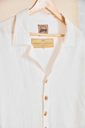 PALMER - WHITE LONG SLEEVE SHIRT