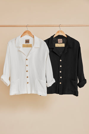 PALMER - WHITE LONG SLEEVE SHIRT