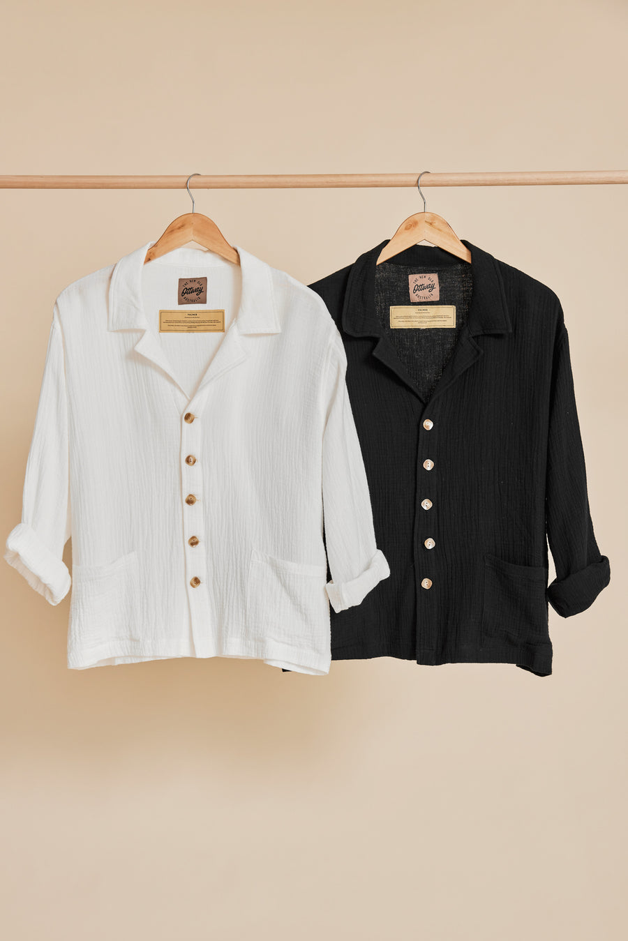 PALMER - WHITE LONG SLEEVE SHIRT