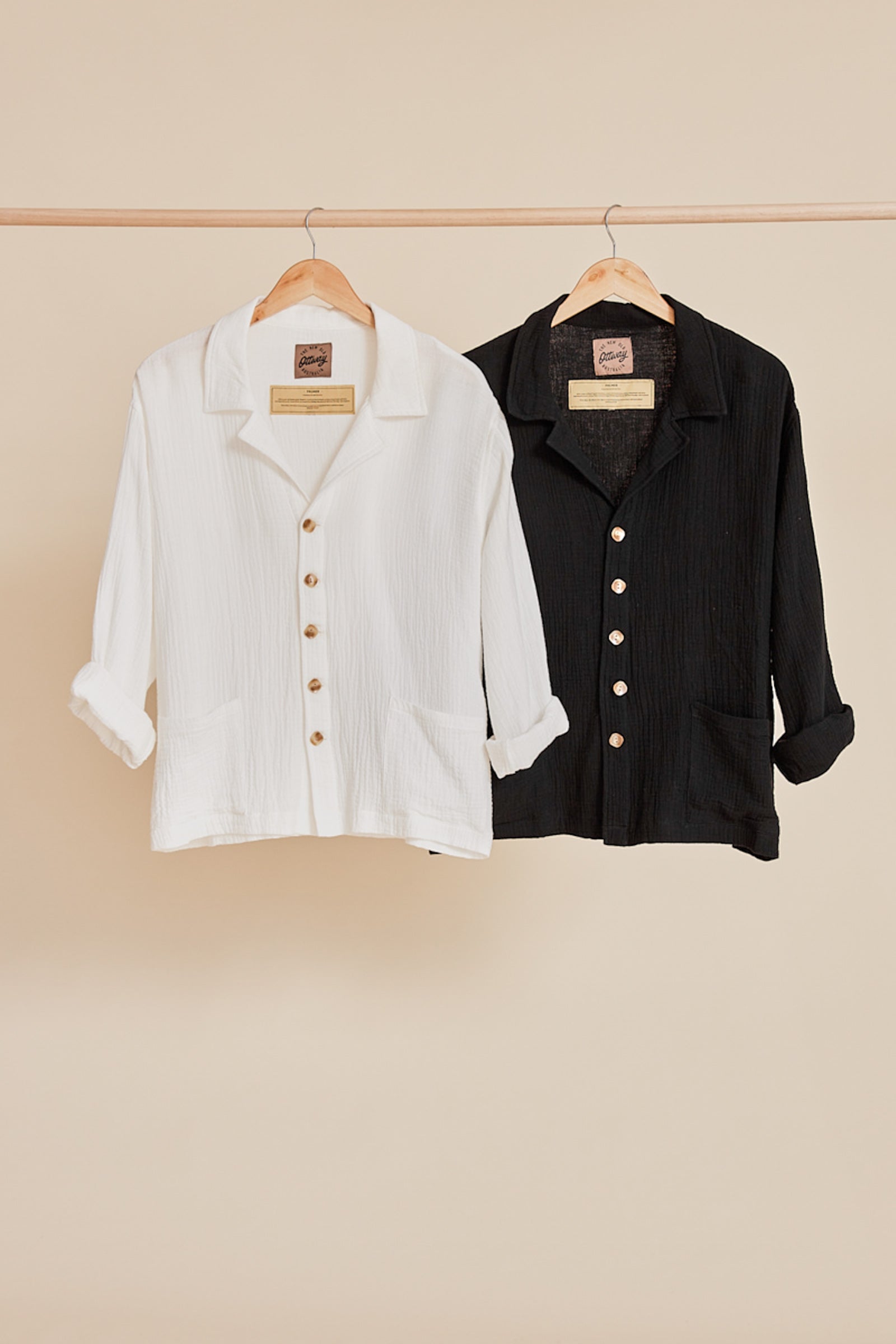 PALMER - BLACK LONG SLEEVE SHIRT