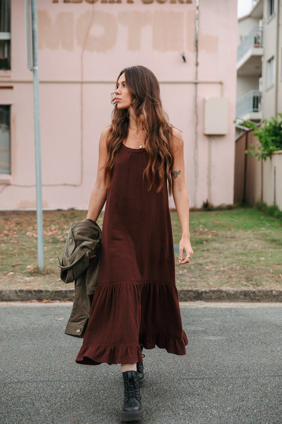 Yamba - Brown Dress