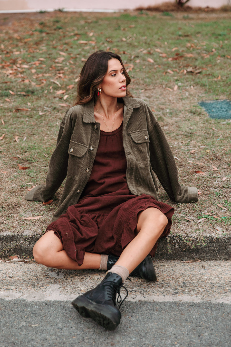 Yamba - Brown Dress