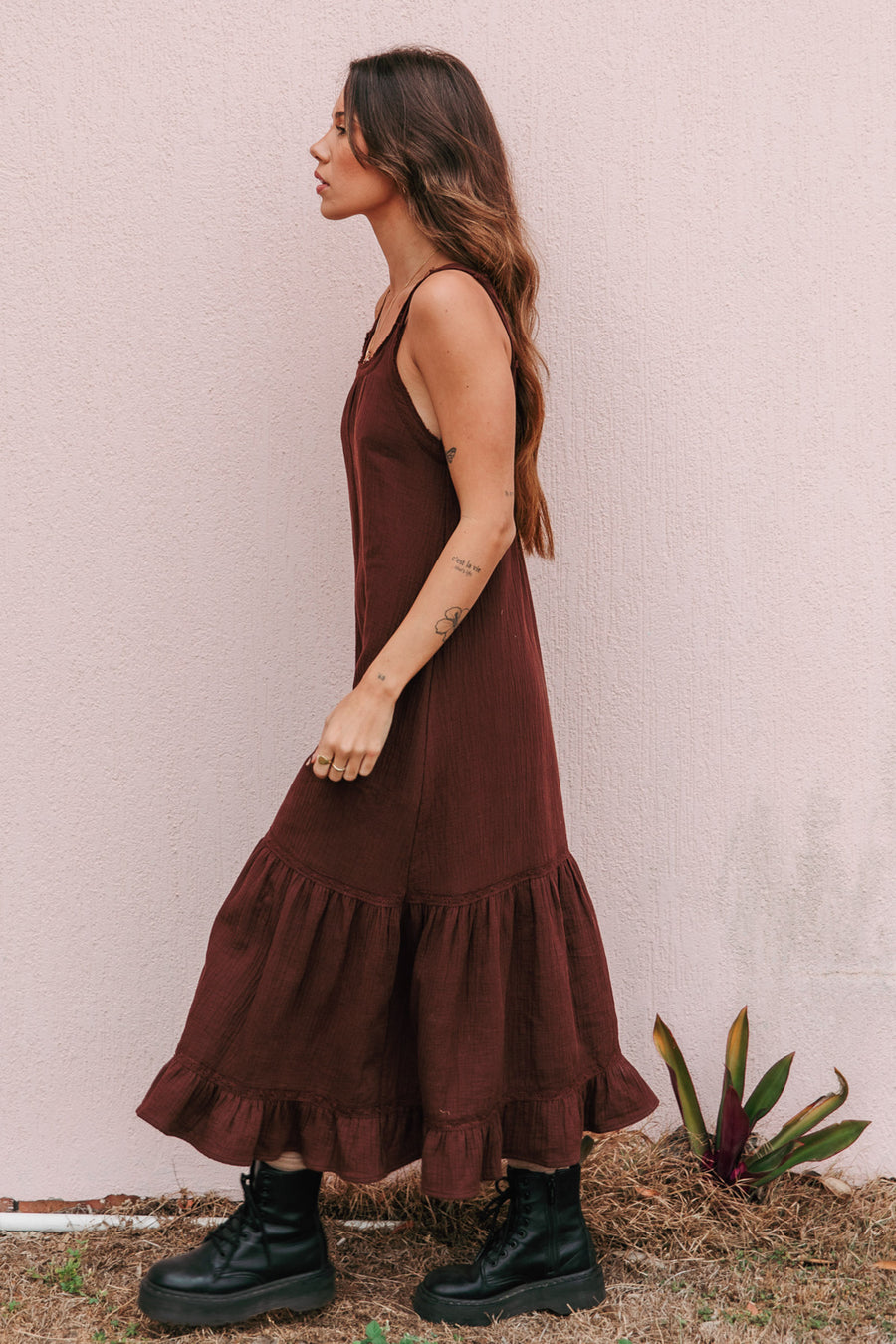 Yamba - Brown Dress