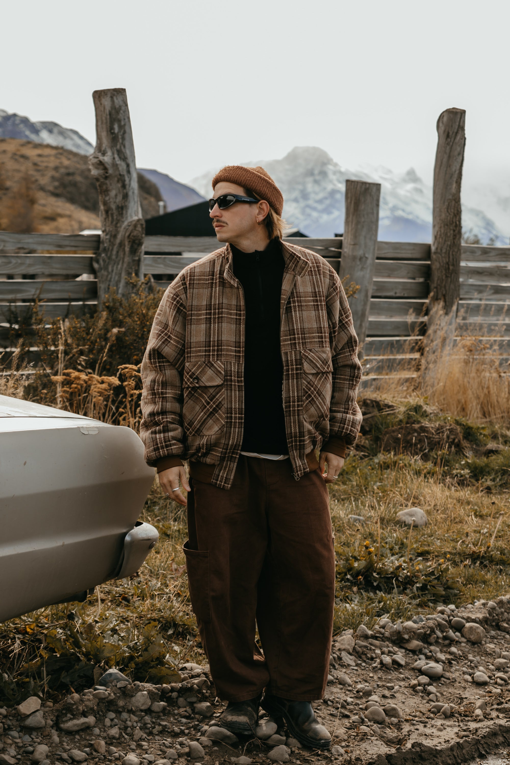 Highland Sherpa Plaid Jacket
