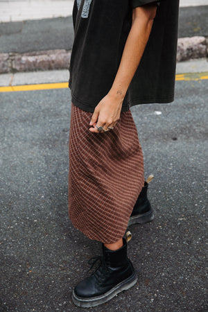 Brodie - Plaid Midi Skirt