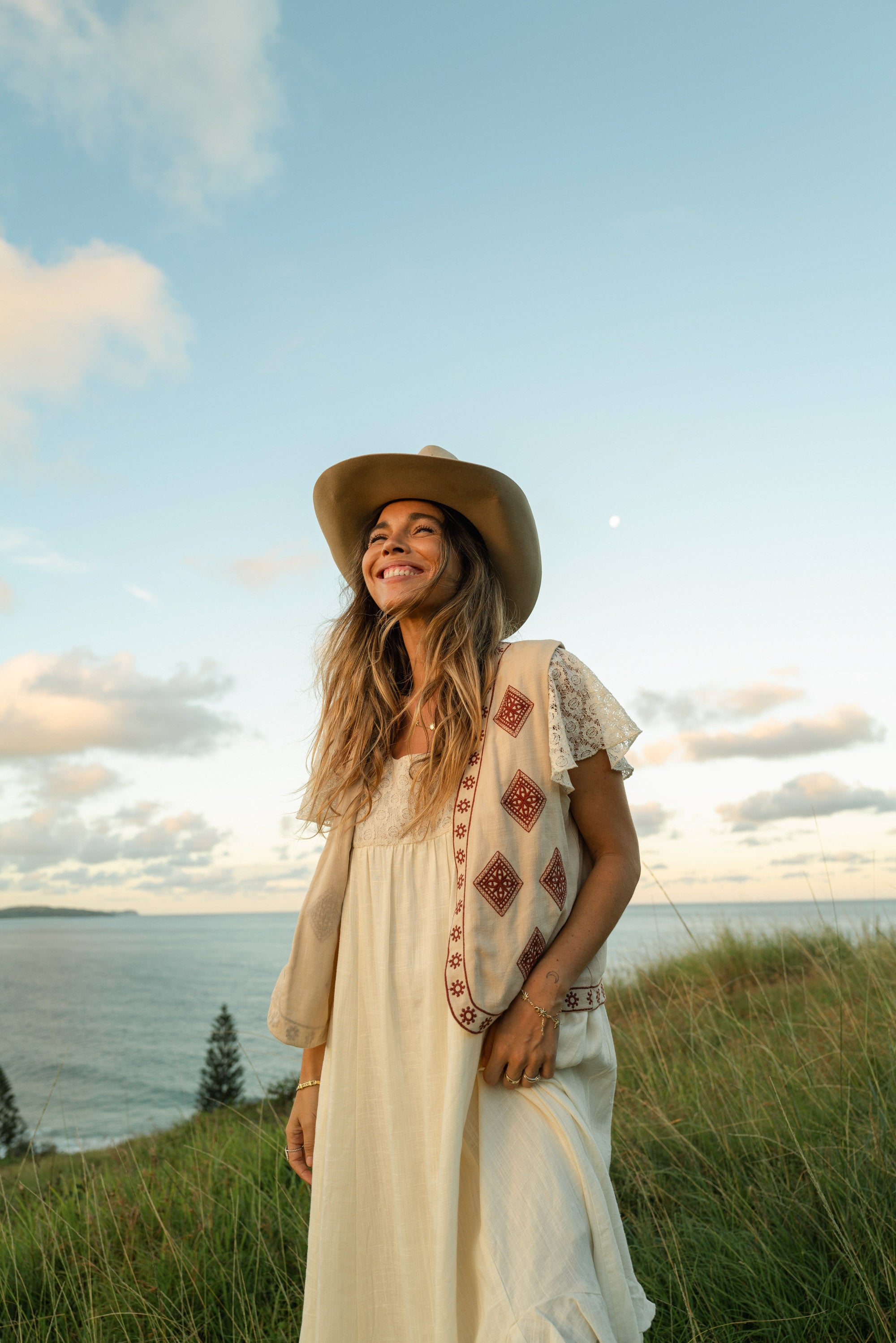 Boho Vest - Sage