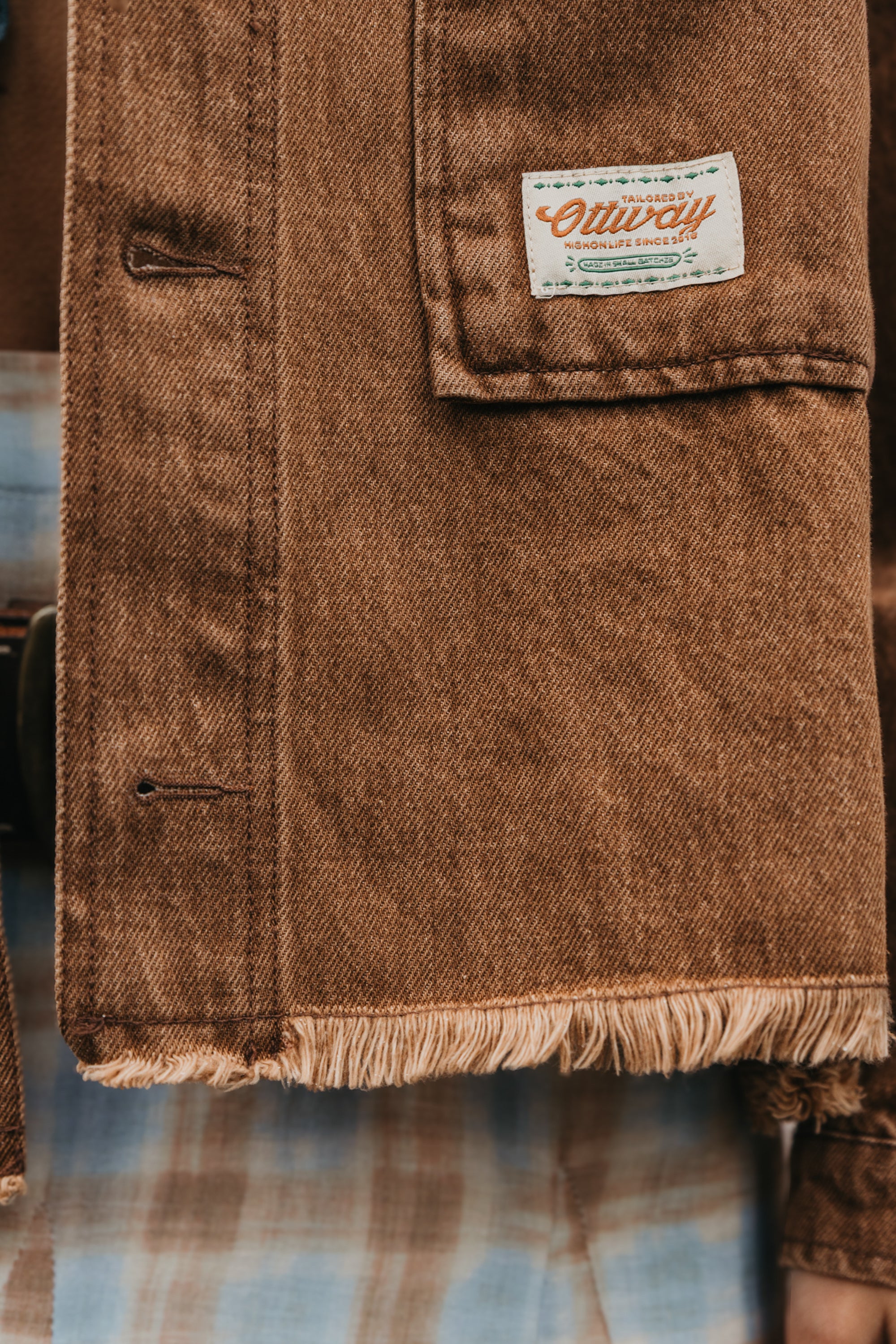 Weston Dark Brown Unisex Denim Jacket