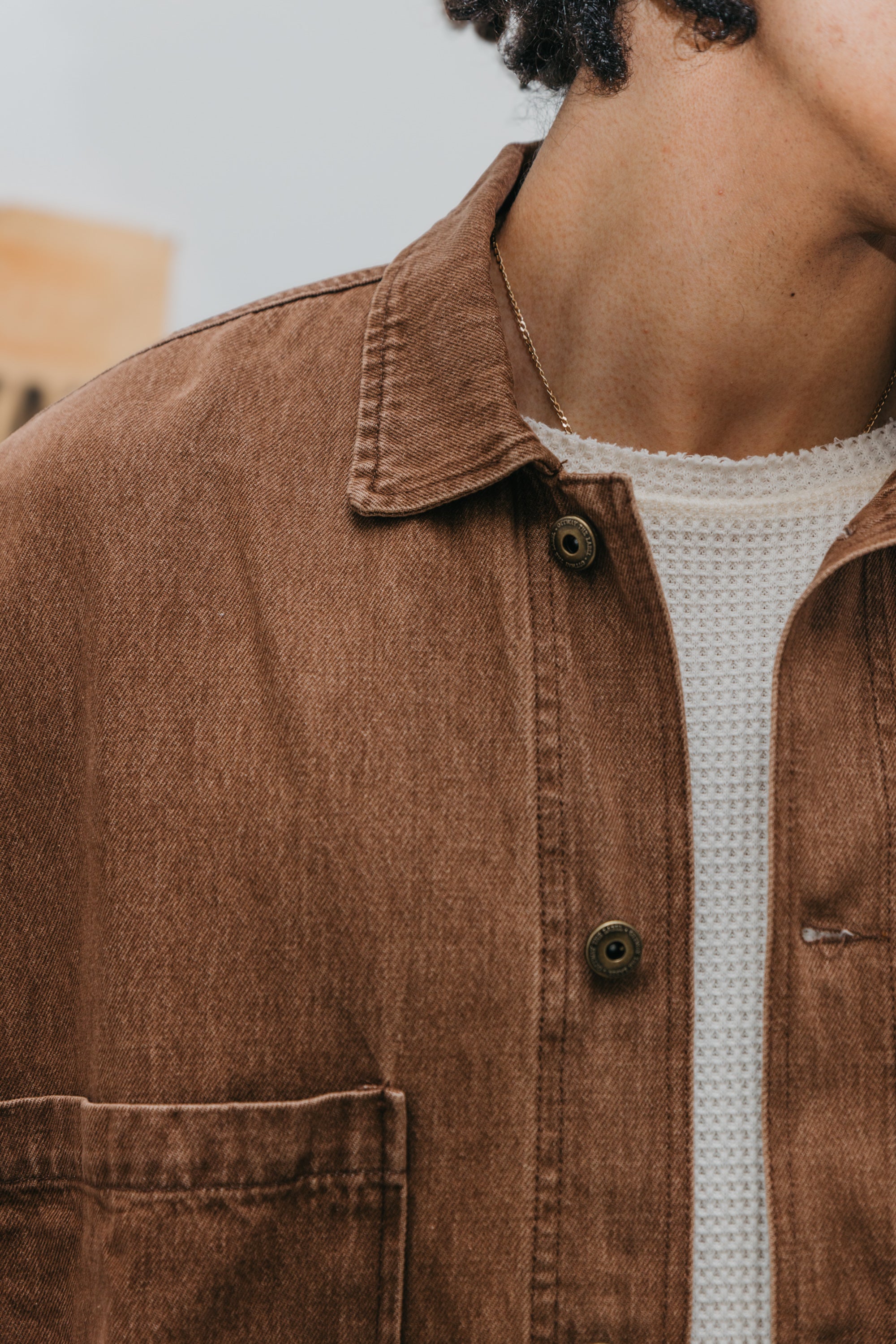 Weston Dark Brown Denim Jacket