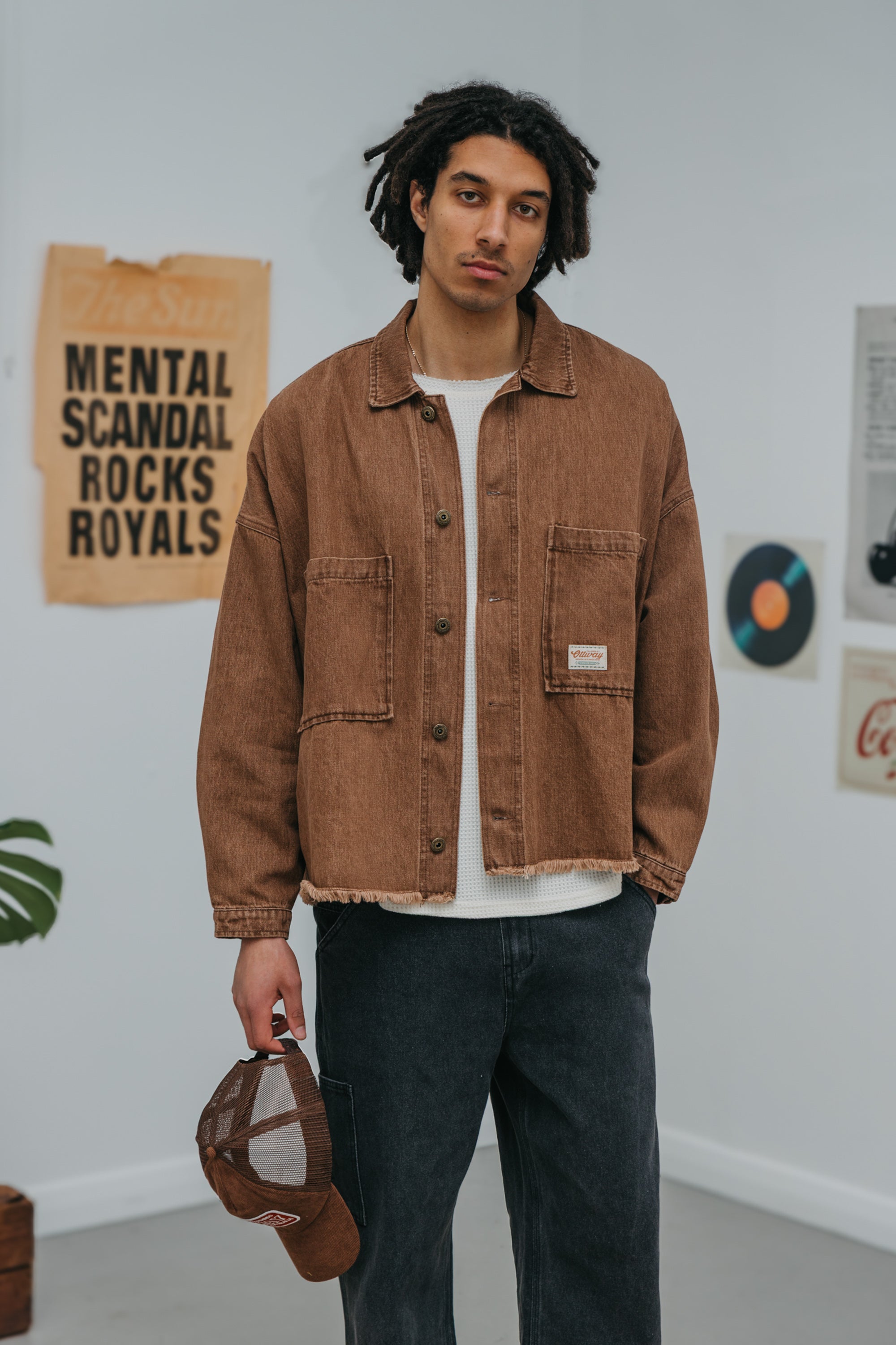 Weston Dark Brown Denim Jacket
