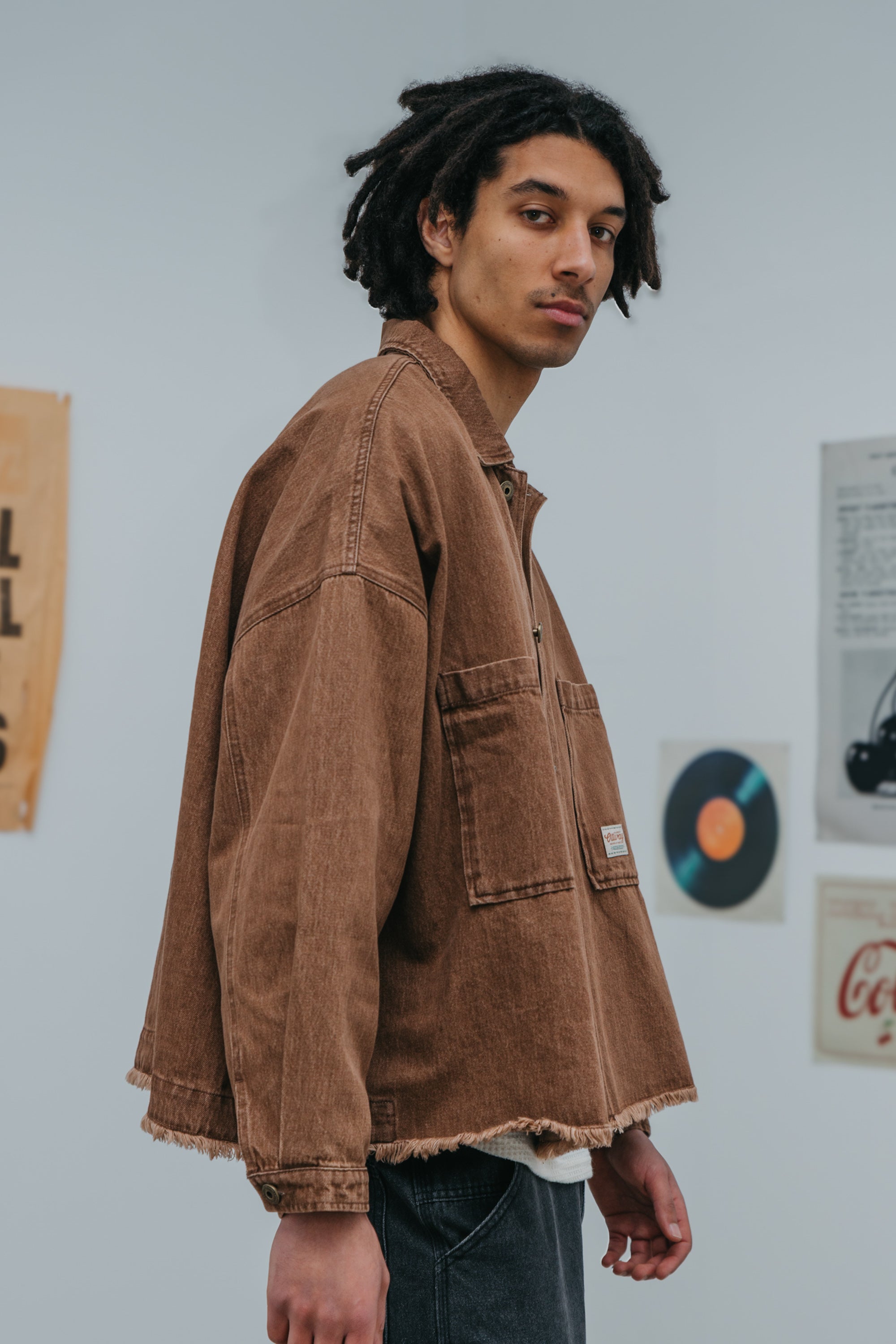 Weston Dark Brown Denim Jacket