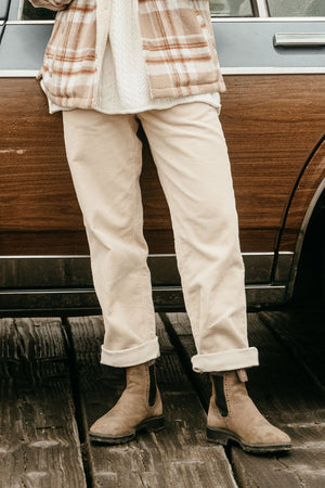 Dayton - Unisex Cream Cord Pants