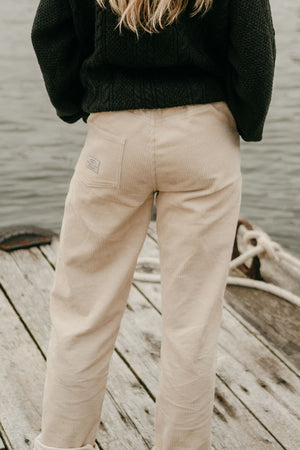 Dayton - Unisex Cream Cord Pants